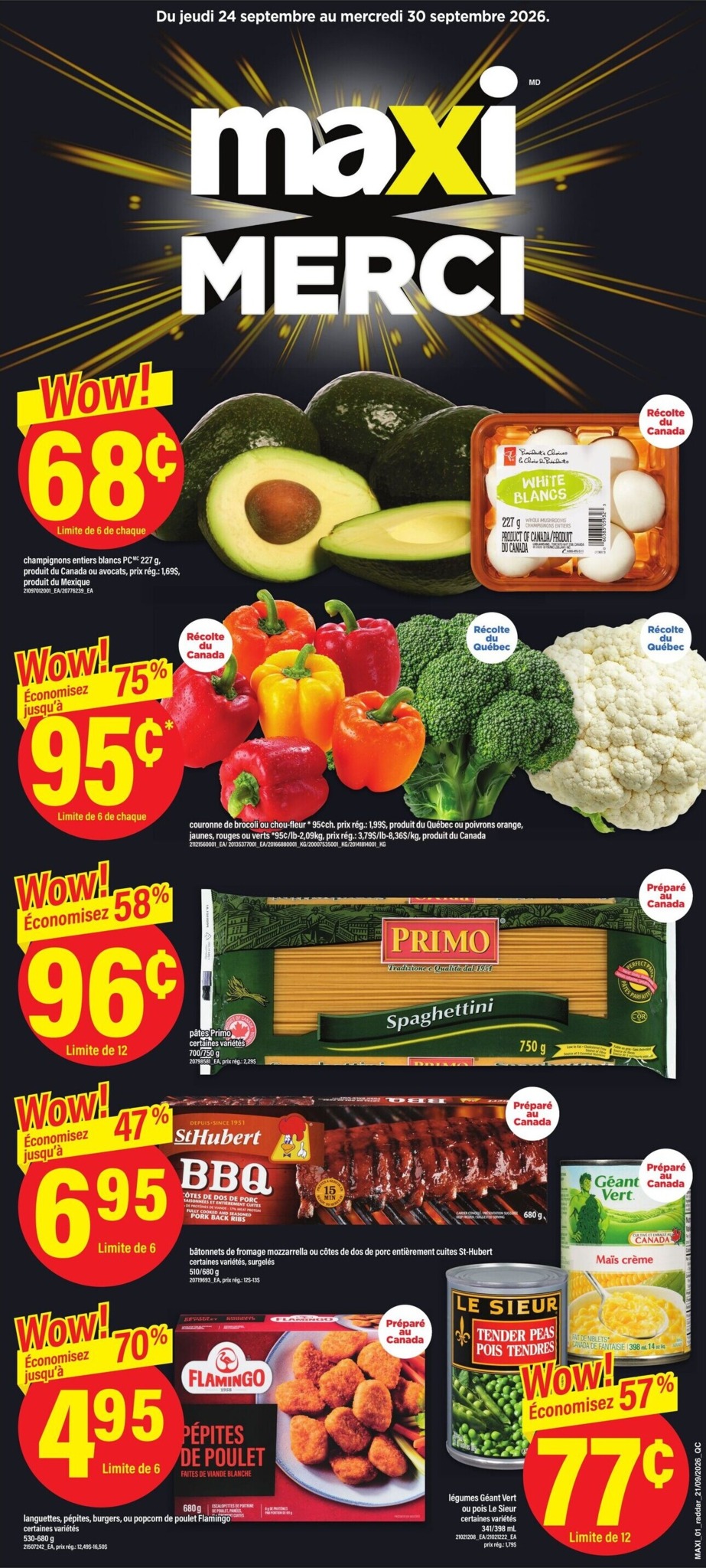 maxi - New Maxi Flyer for This Week – 2026-09-24 to 2026-09-30 - page: 1