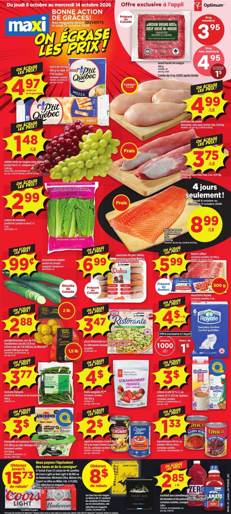 maxi - New Maxi Flyer for This Week – 2026-10-08 to 2026-10-14 - page: 1