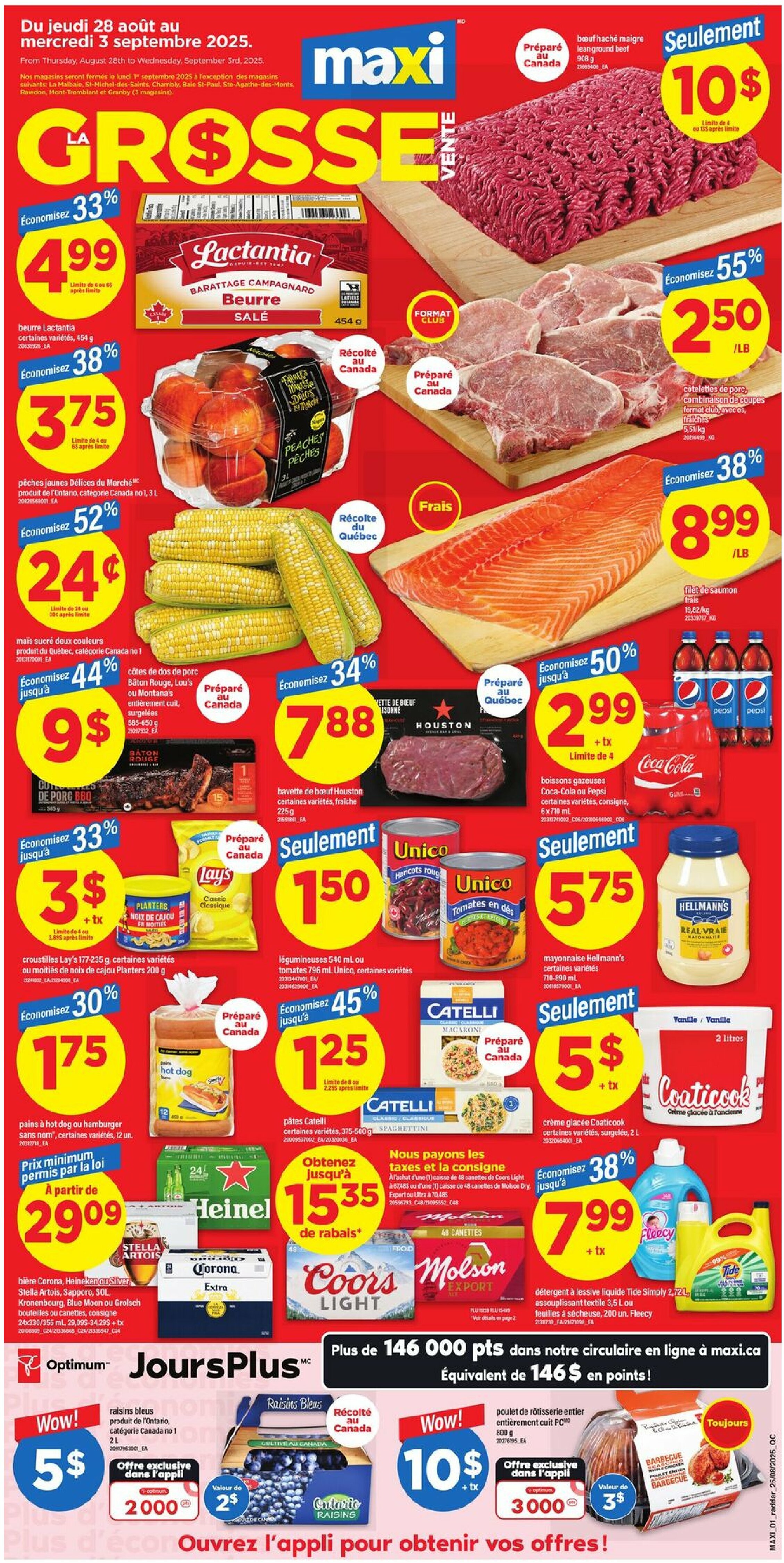 maxi - Maxi flyer valid from 08-28 - 09-03