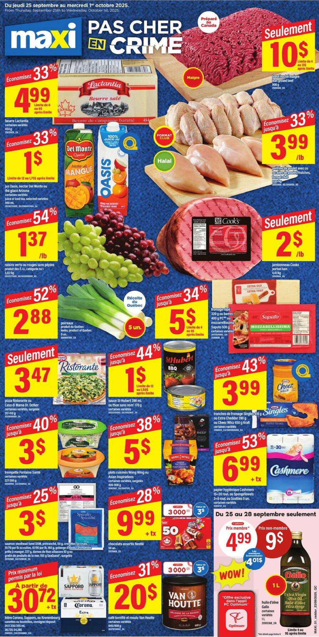 maxi - Maxi flyer valid from 09-25 - 10-01