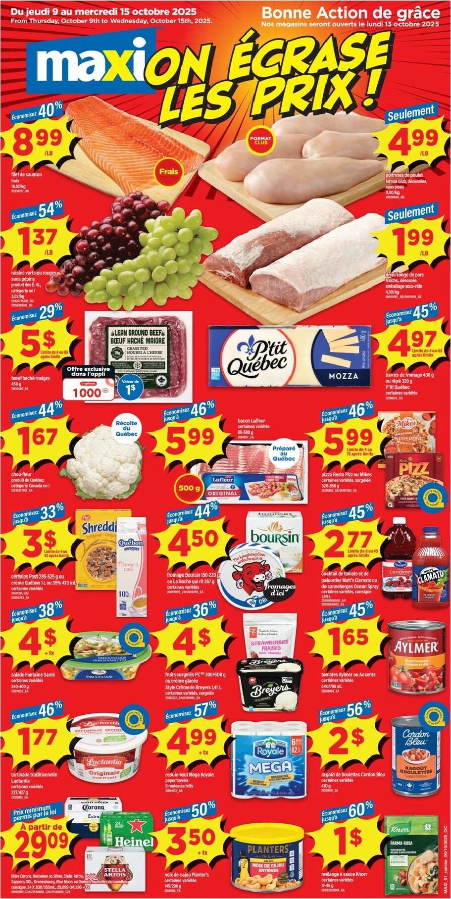 maxi - Maxi flyer valid from 10-09 - 10-15 - page: 1