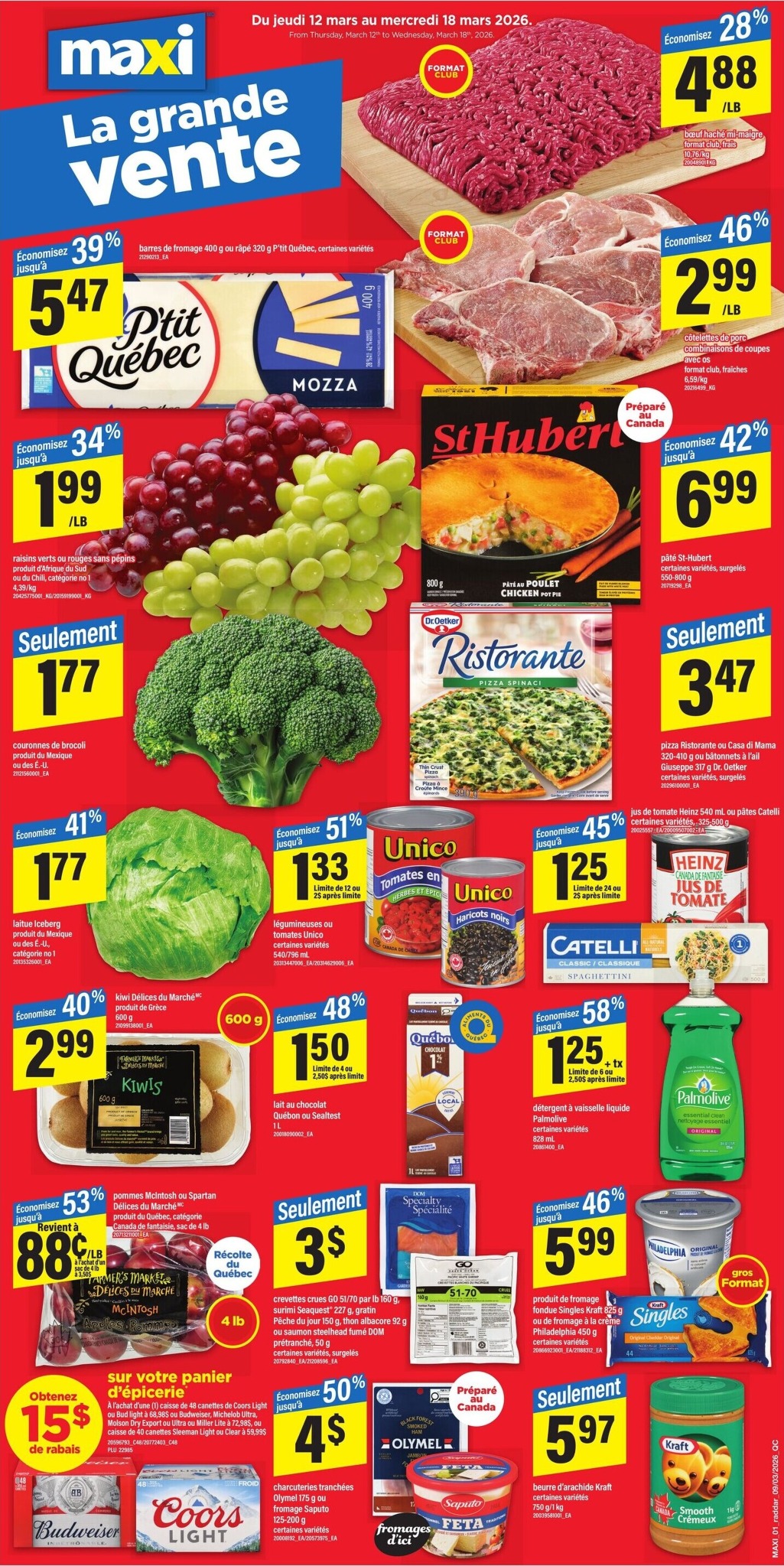 maxi - Maxi Flyer Valid From 2026-03-12 to 2026-03-18 - page: 1