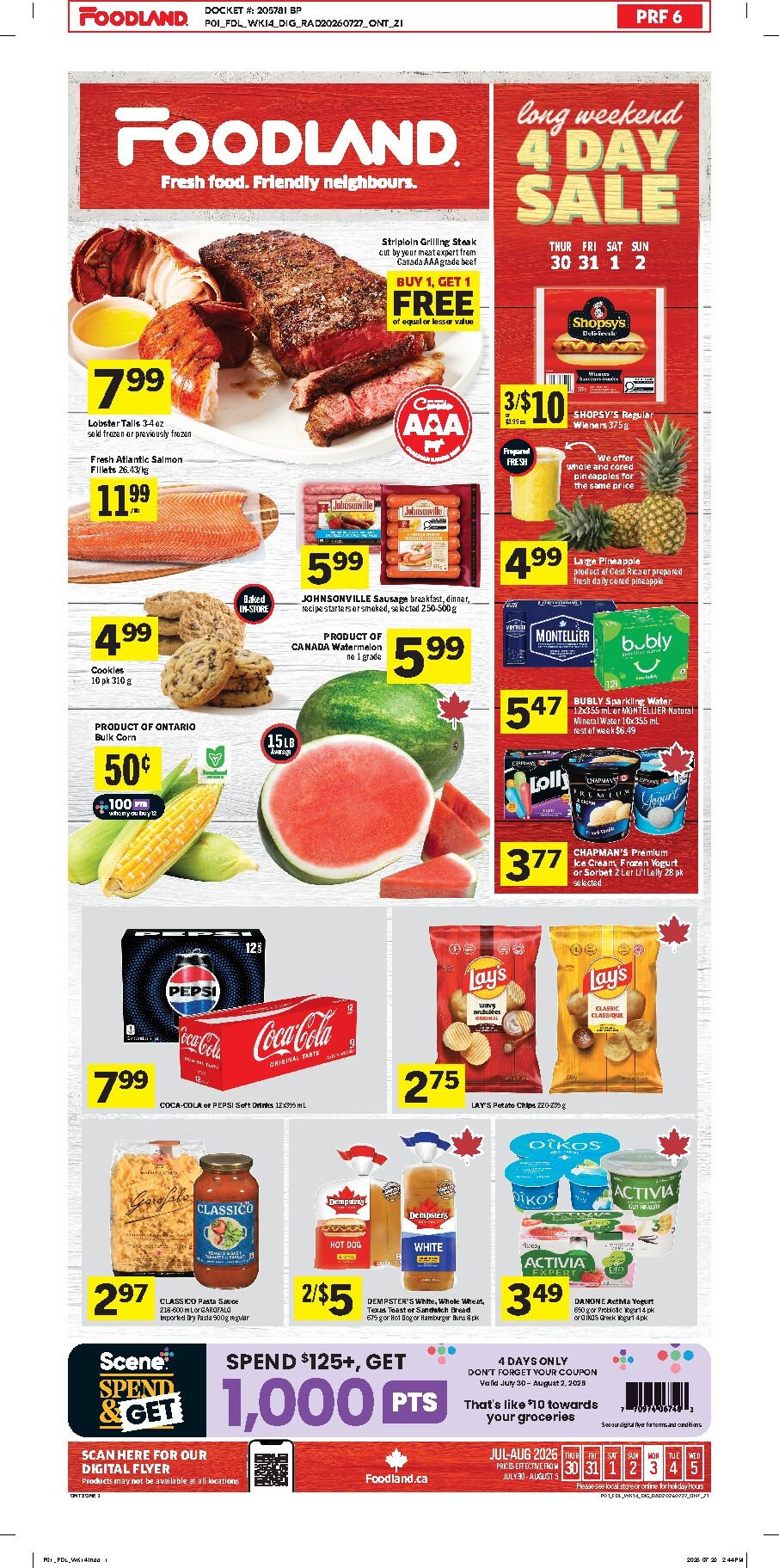 foodland - New Foodland Flyer for This Week – 2026-07-30 to 2026-08-05