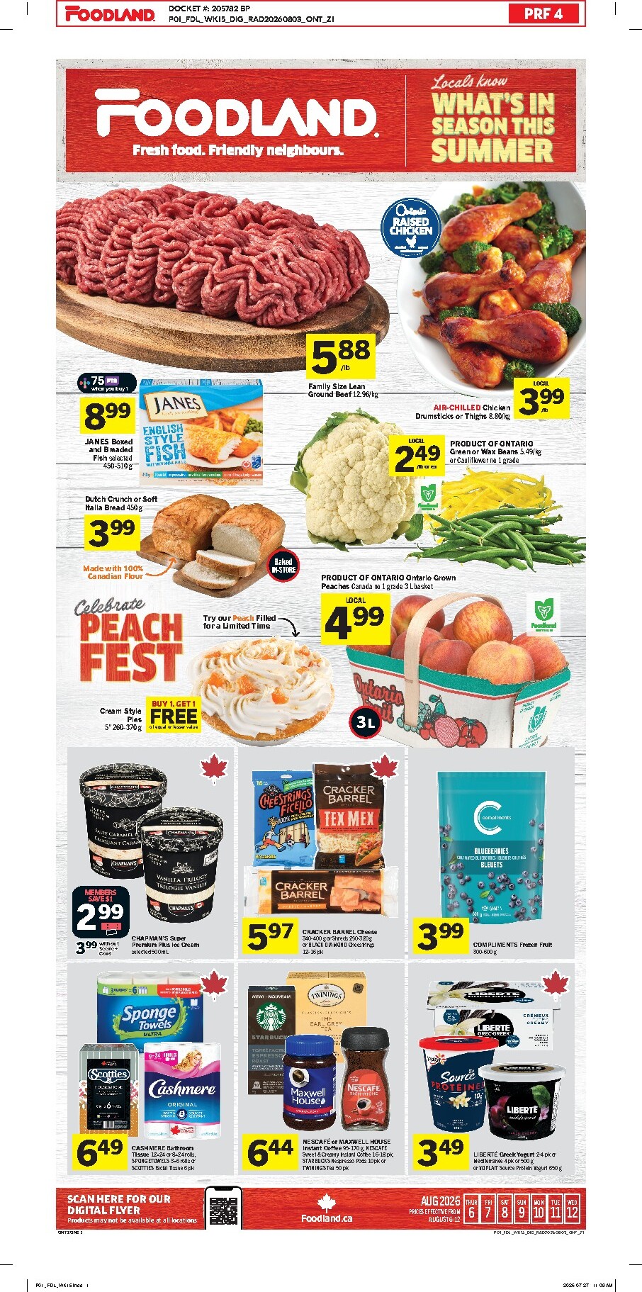 foodland - New Foodland Flyer for This Week – 2026-08-06 to 2026-08-12