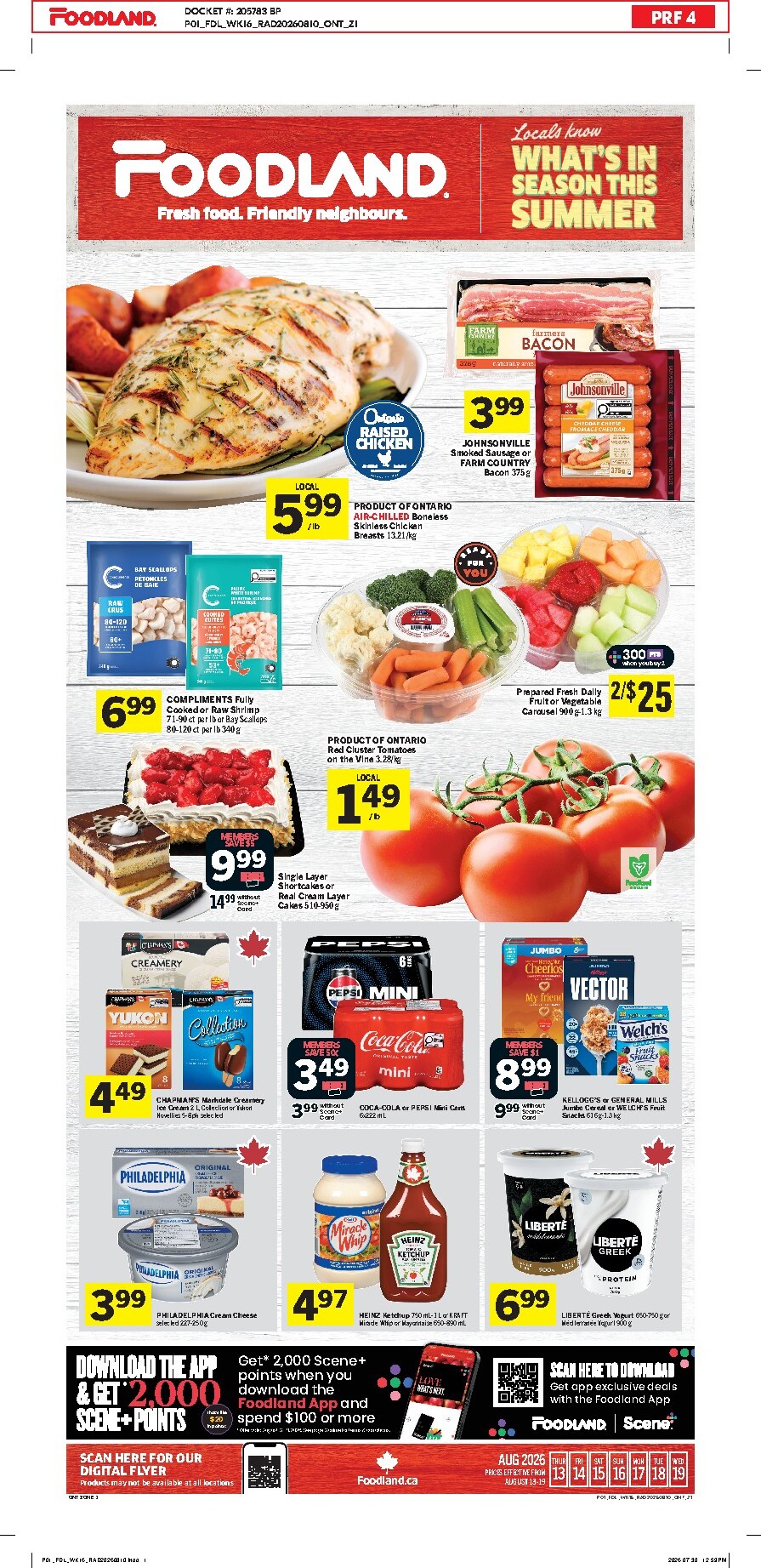 foodland - New Foodland Flyer for This Week – 2026-08-13 to 2026-08-19 - page: 1