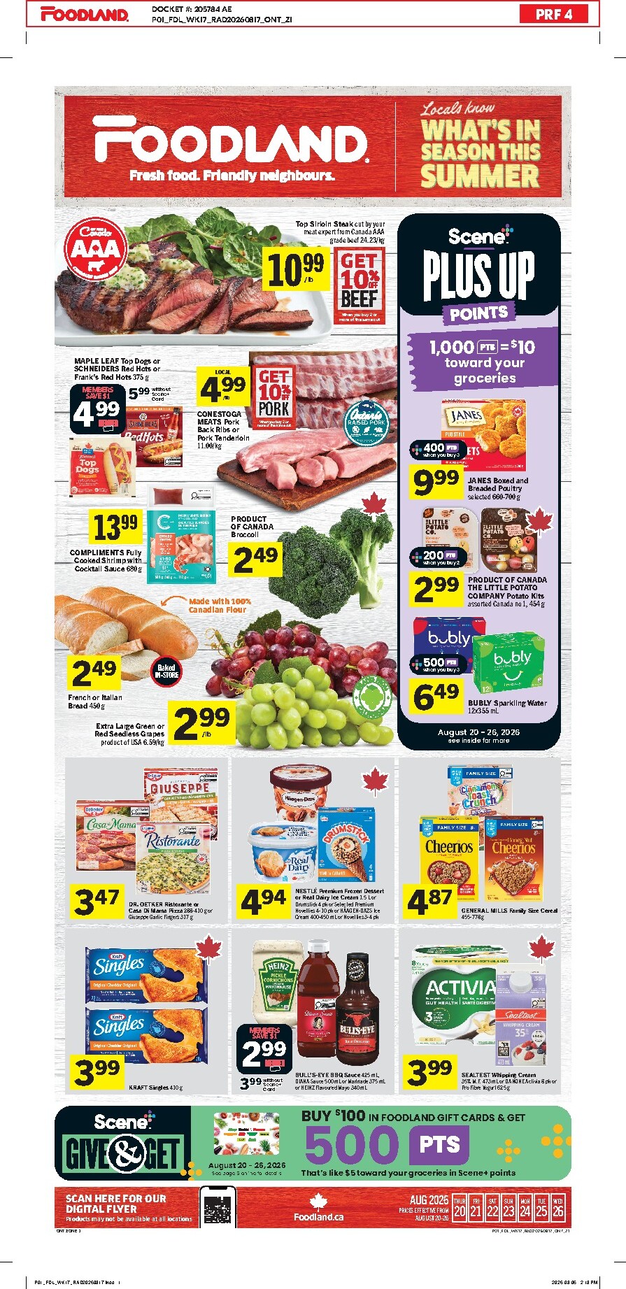 foodland - New Foodland Flyer for This Week – 2026-08-20 to 2026-08-26