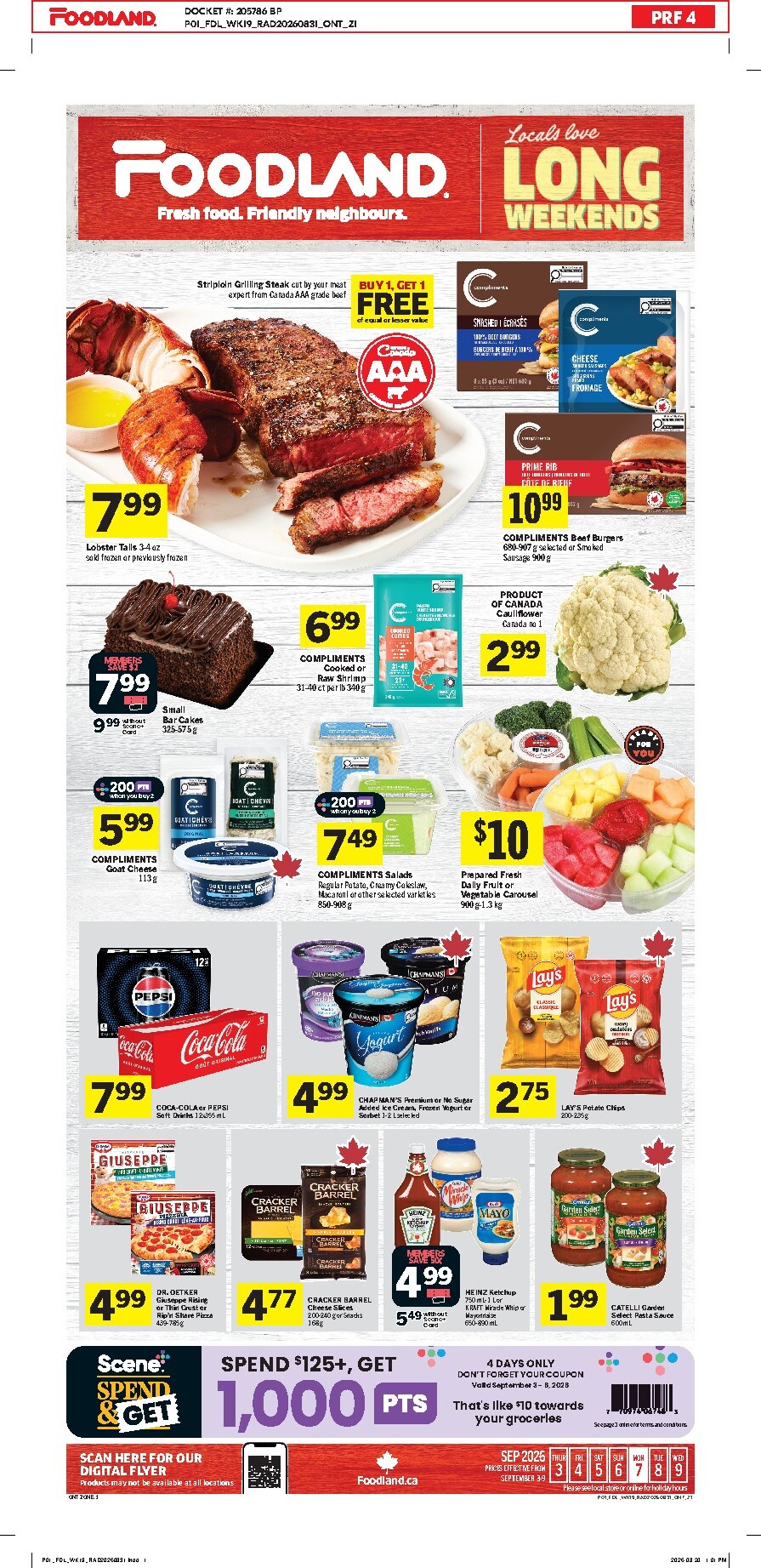 foodland - New Foodland Flyer for This Week – 2026-09-03 to 2026-09-09 - page: 1