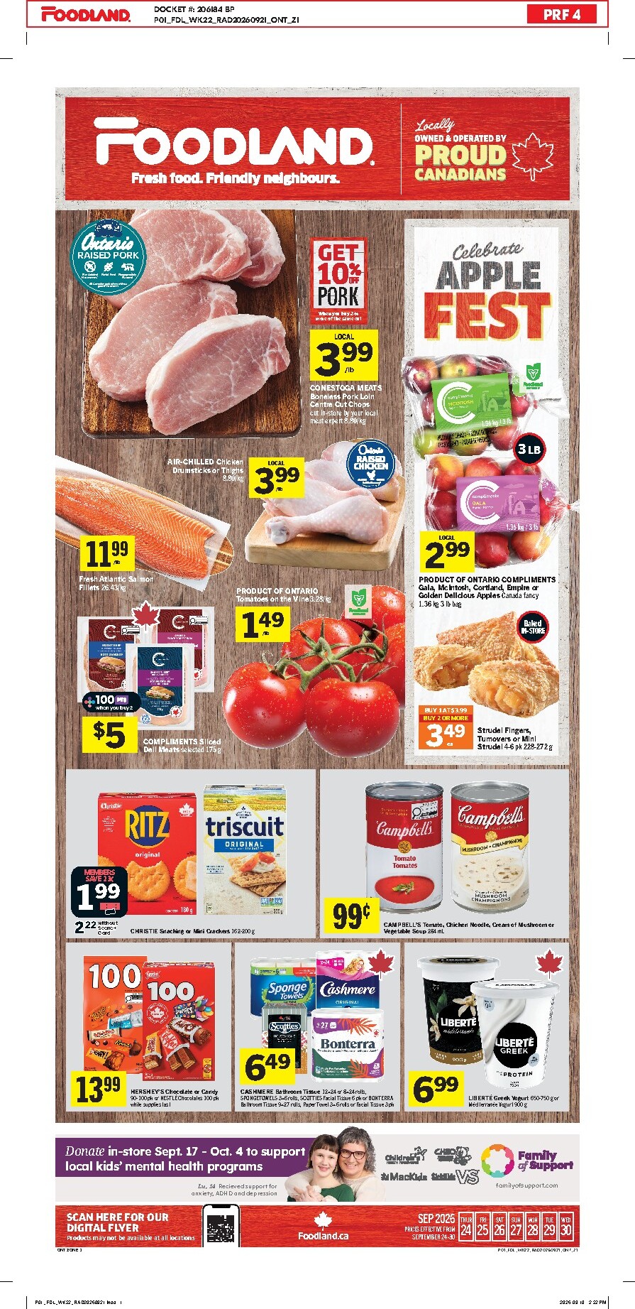 foodland - New Foodland Flyer for This Week – 2026-09-24 to 2026-09-30 - page: 1