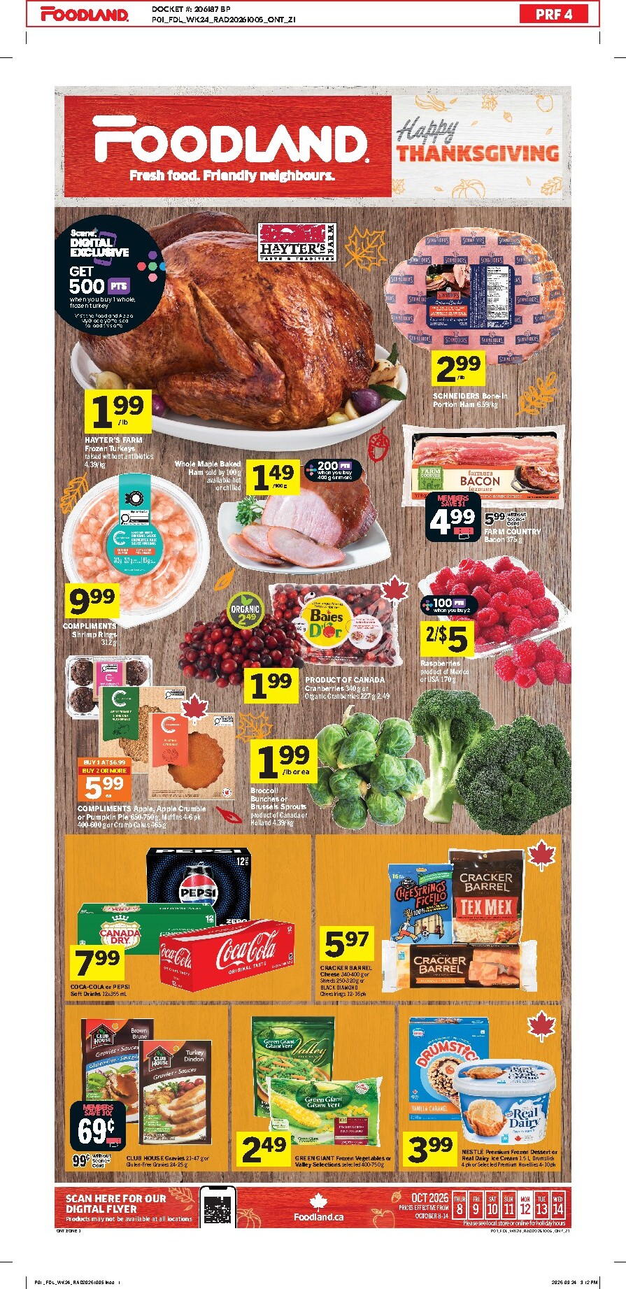 foodland - New Foodland Flyer for This Week – 2026-10-08 to 2026-10-14 - page: 1