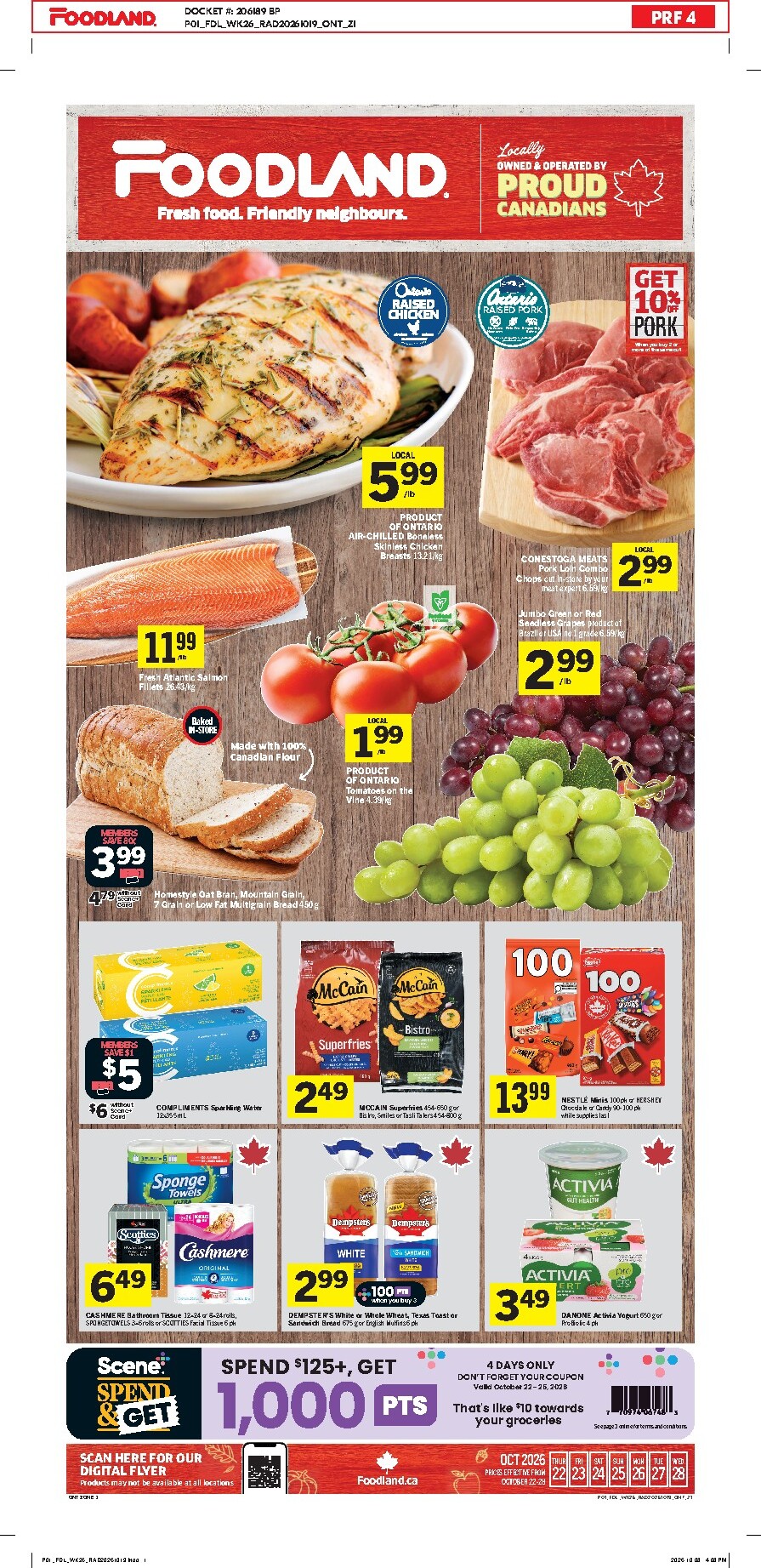 foodland - New Foodland Flyer for This Week – 2026-10-22 to 2026-10-28 - page: 1