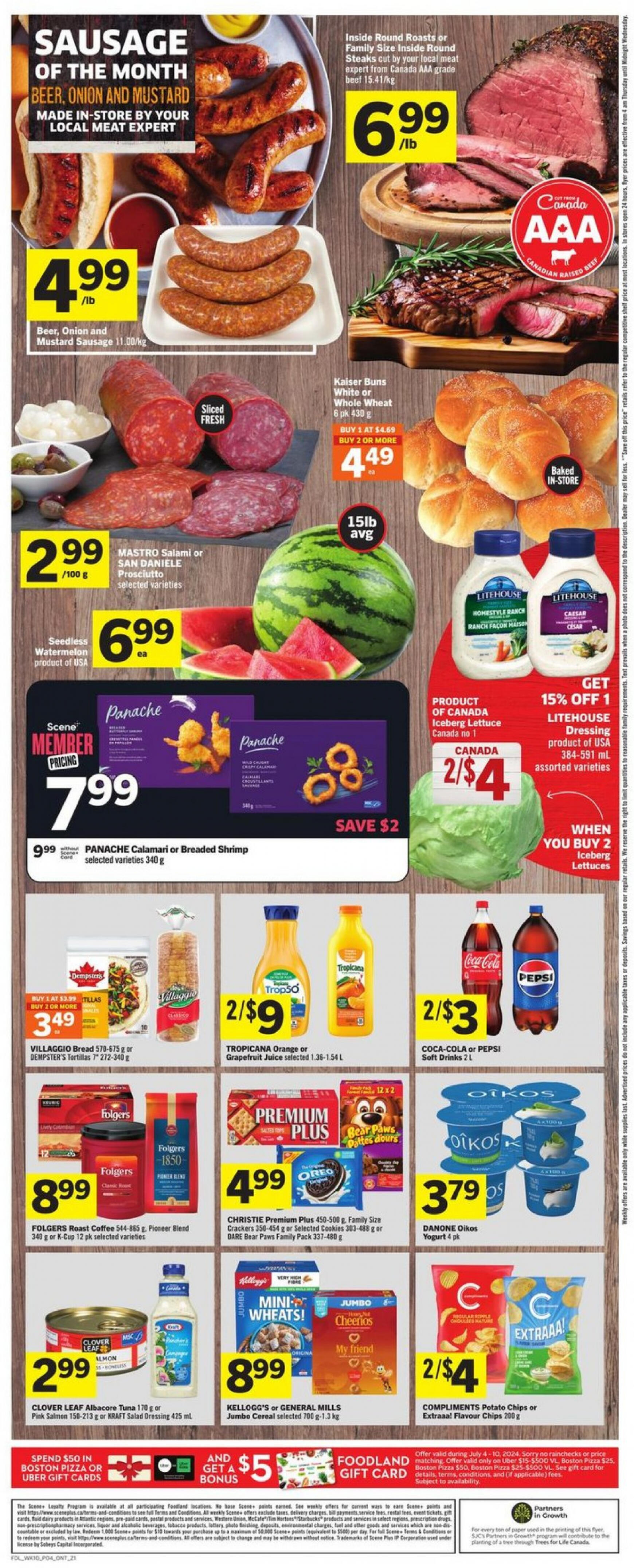 foodland - Foodland flyer current 04.07. - 10.07. - page: 2