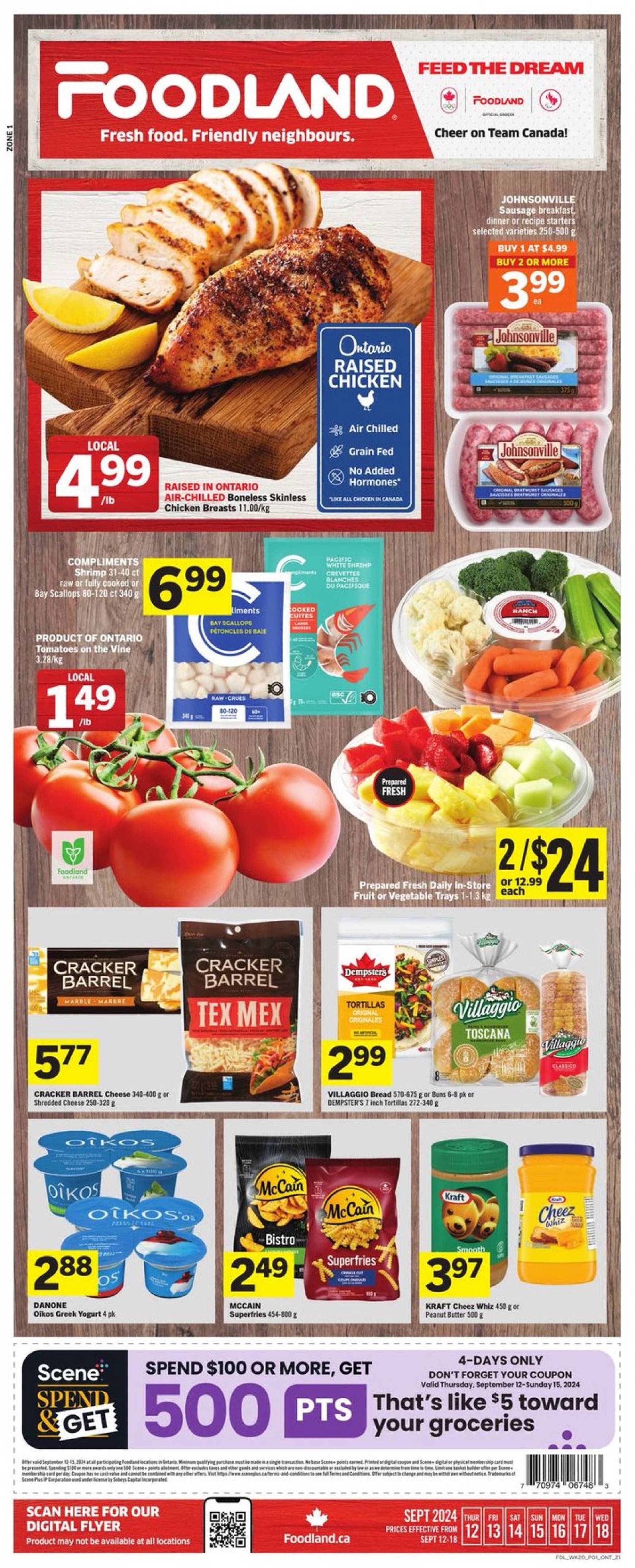 foodland - Latest Foodland flyer 12.09. - 18.09.