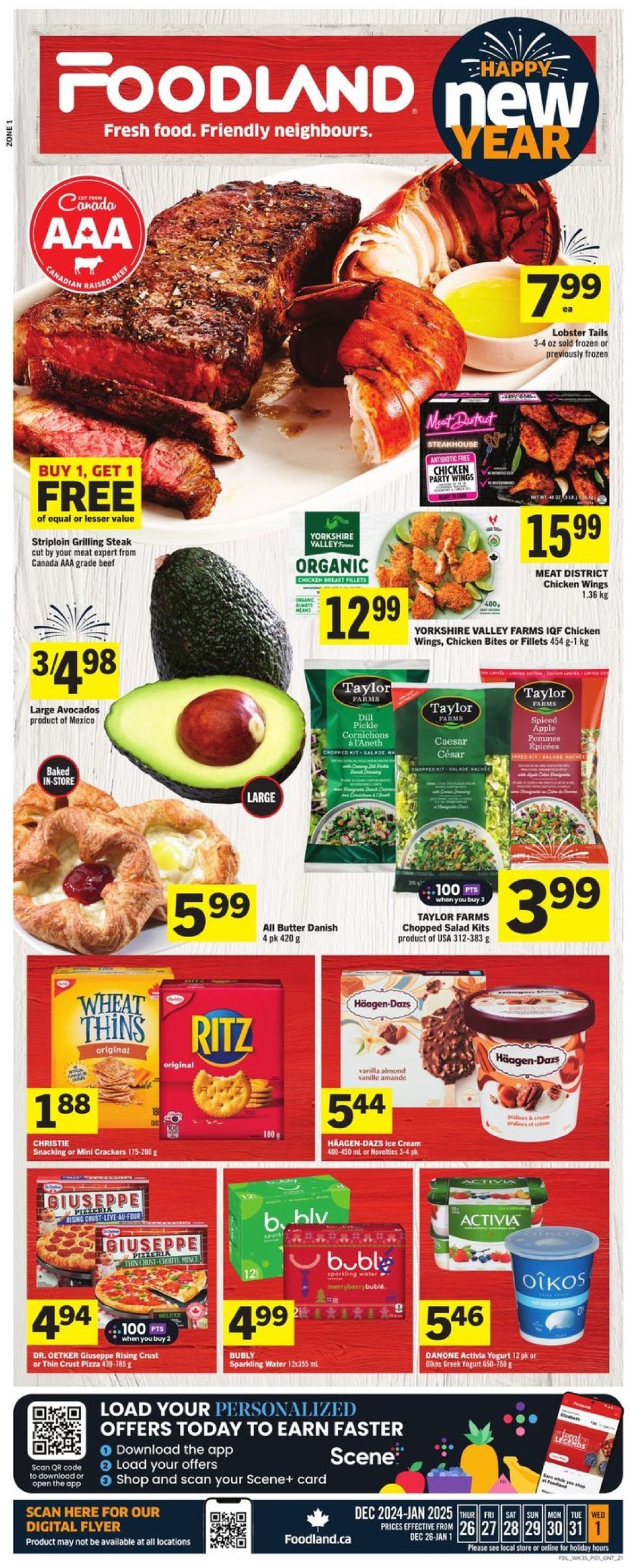 foodland - Foodland flyer valid from 12-26 - 01-01