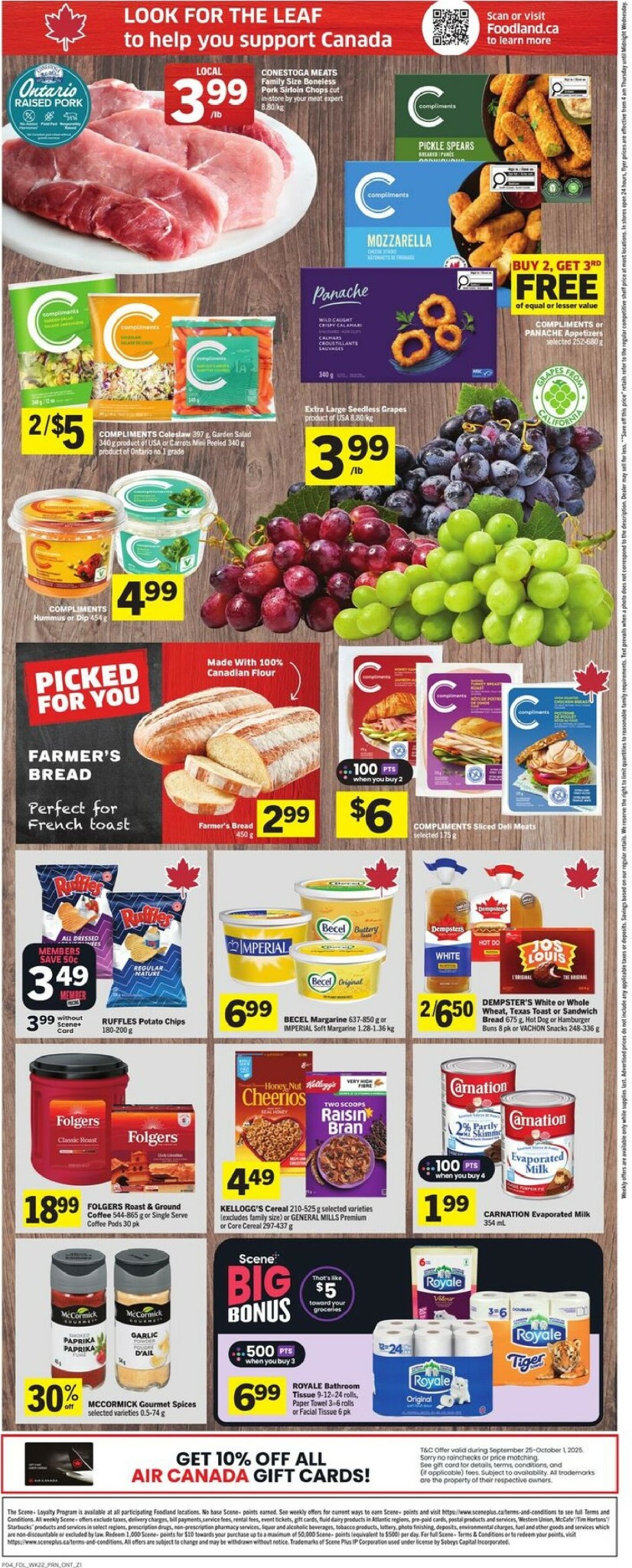 foodland - Foodland flyer valid from 09-25 - 10-01 - page: 2