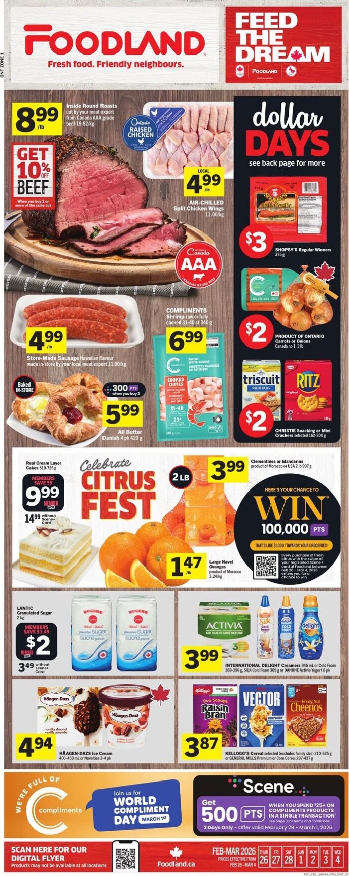 foodland - Foodland Flyer Valid From 2026-02-26 to 2026-03-04 - page: 1
