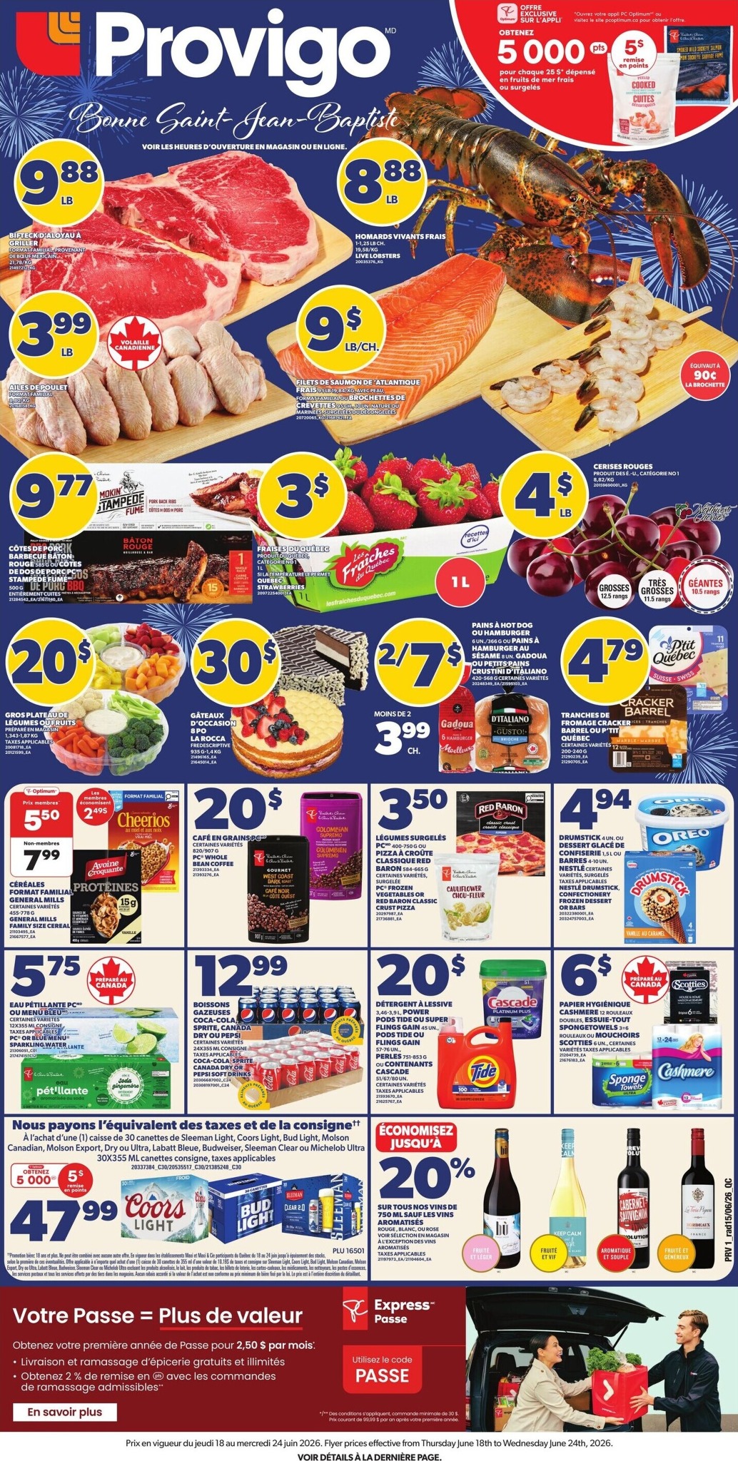 provigo - New Provigo - Weekly Flyer - Valid Thursday, June 18 - Wednesday, June 24 Flyer for This Week – 2026-06-18 to 2026-06-25 - page: 2