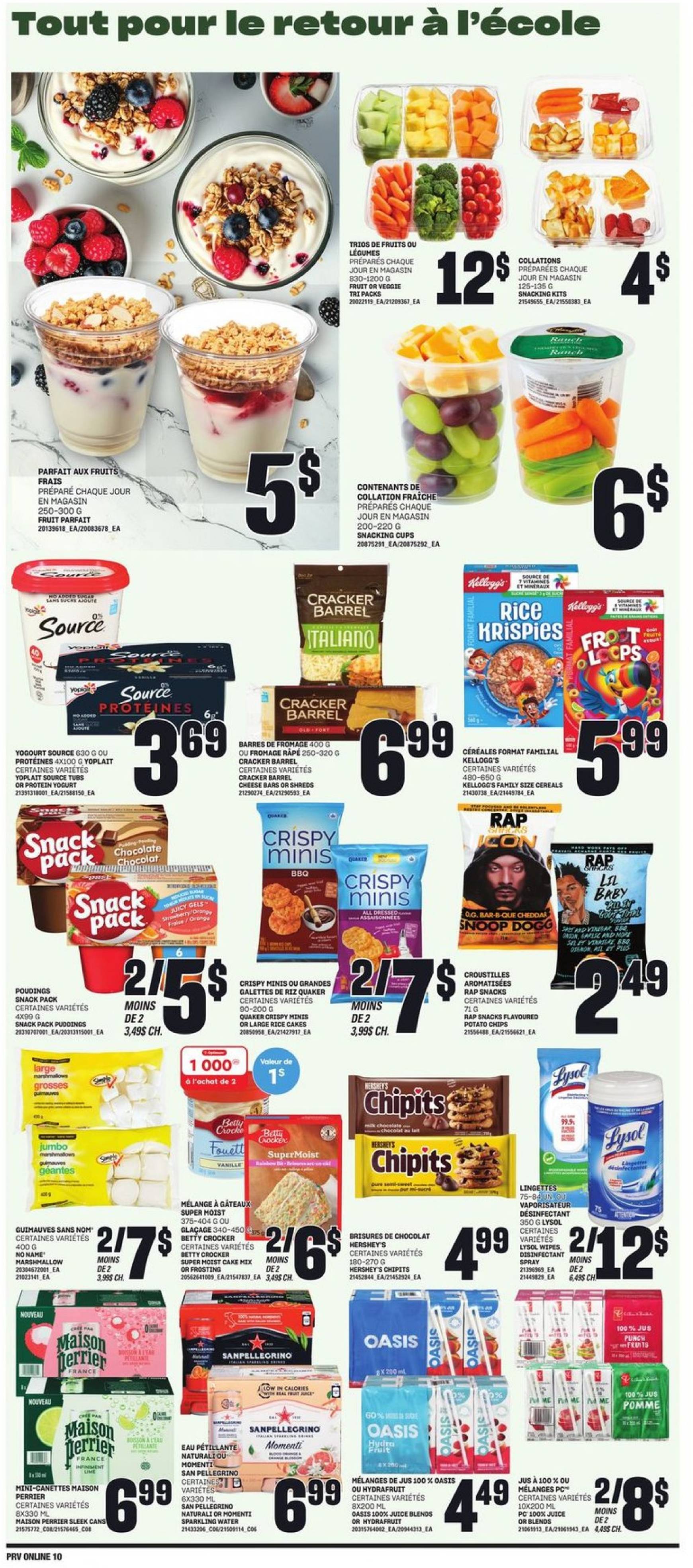 provigo - Latest Provigo flyer 22.08. - 28.08. - page: 10