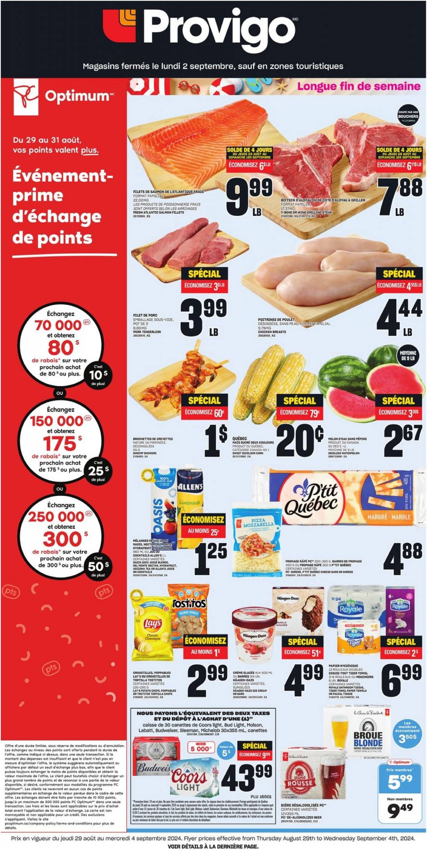 provigo - Latest Provigo flyer 29.08. - 04.09. - page: 1