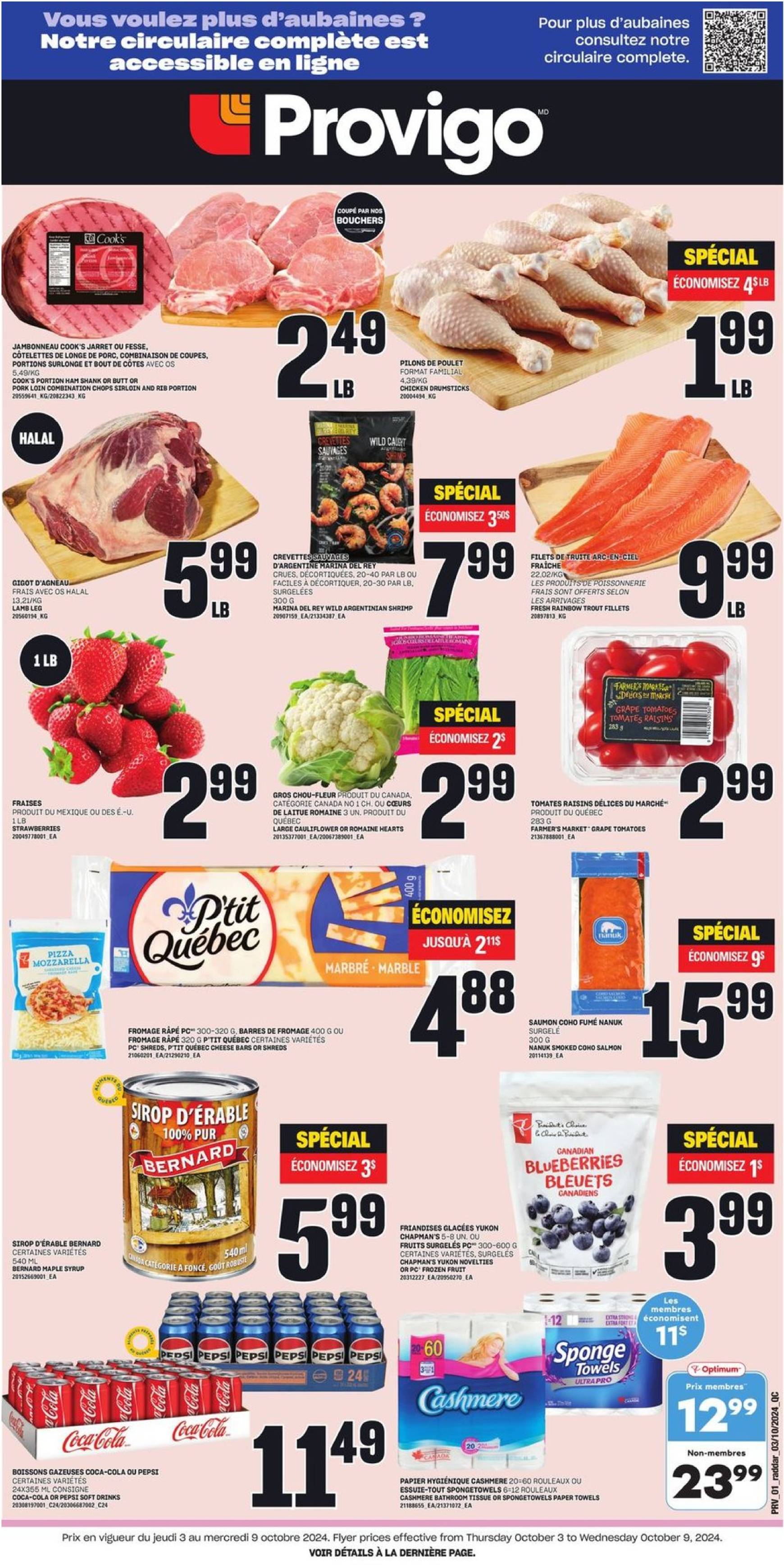 provigo - Latest Provigo flyer valid from 03.10. - 09.10.