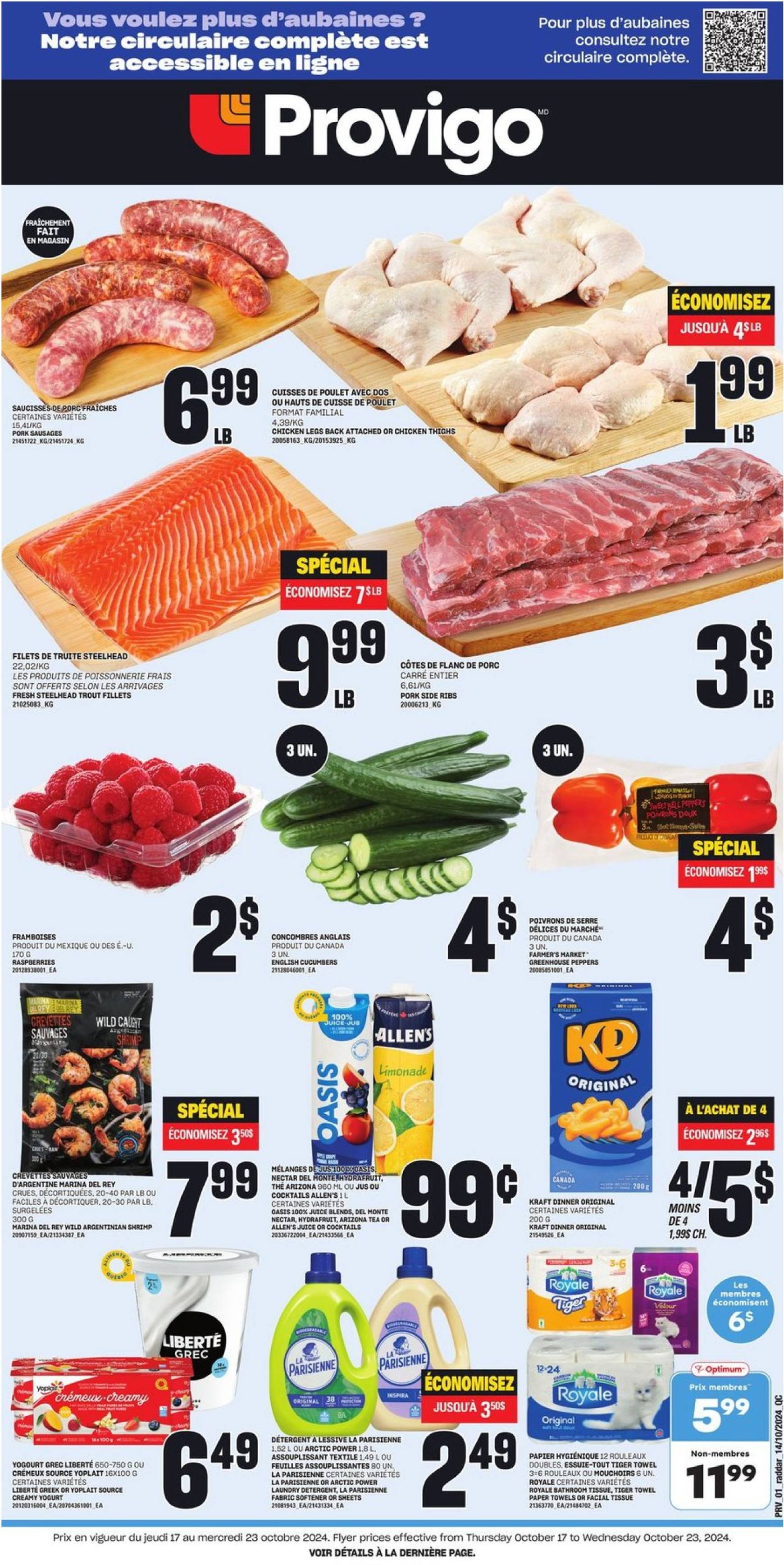 provigo - Provigo flyer valid from 17.10. - 23.10. - page: 1