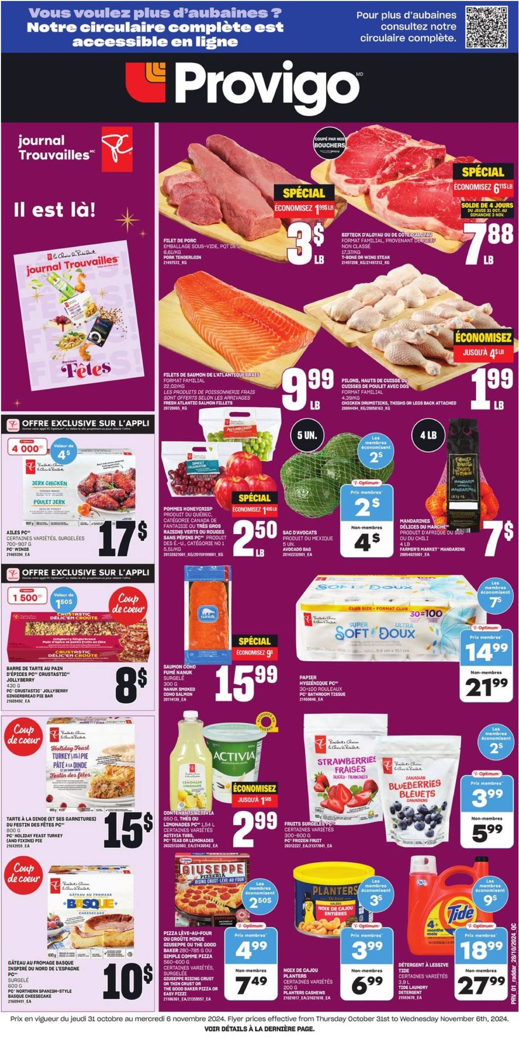 provigo - Provigo flyer valid from 31.10. - 06.11.