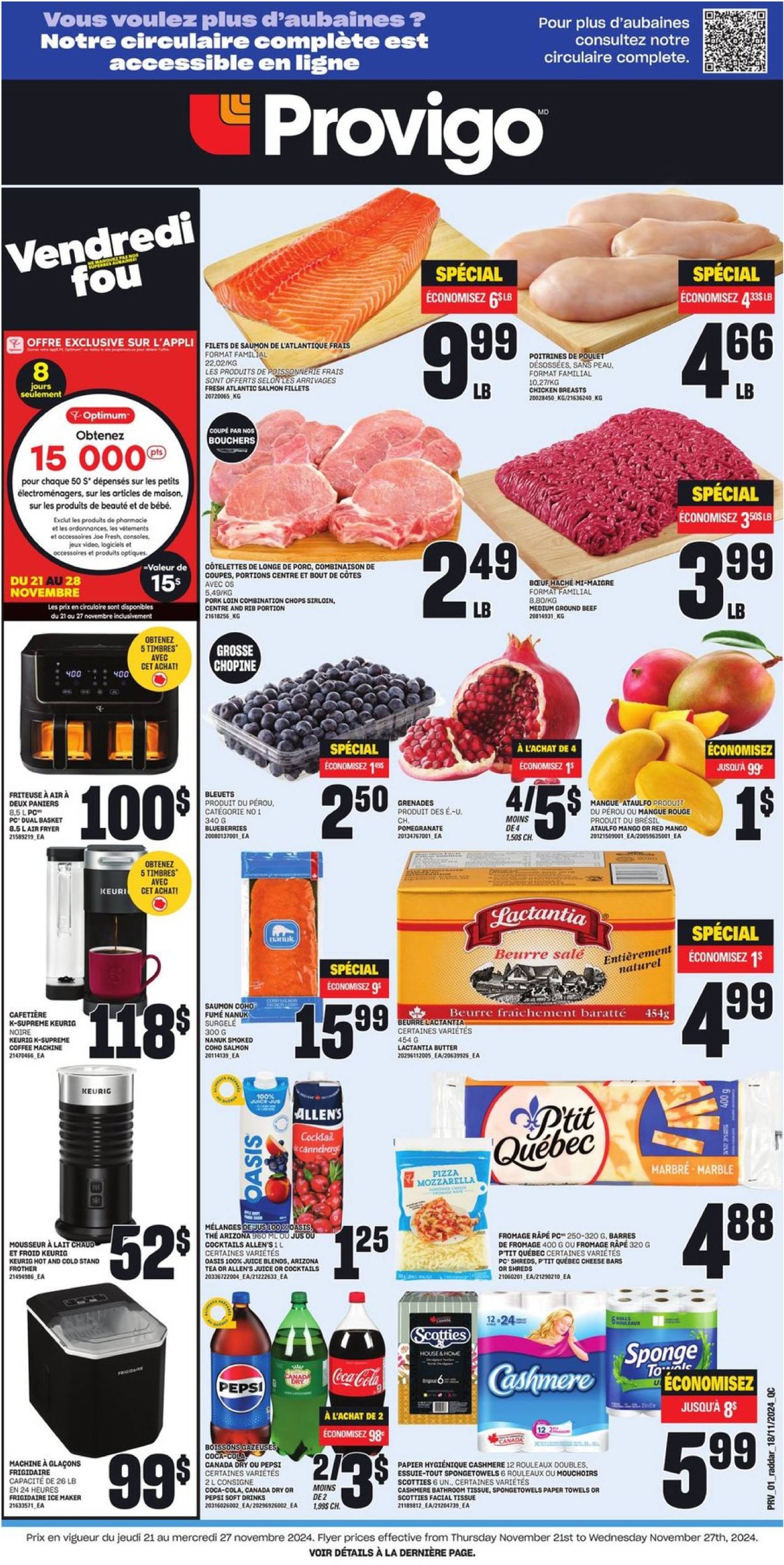 provigo - Provigo flyer valid from 21.11. - 27.11.