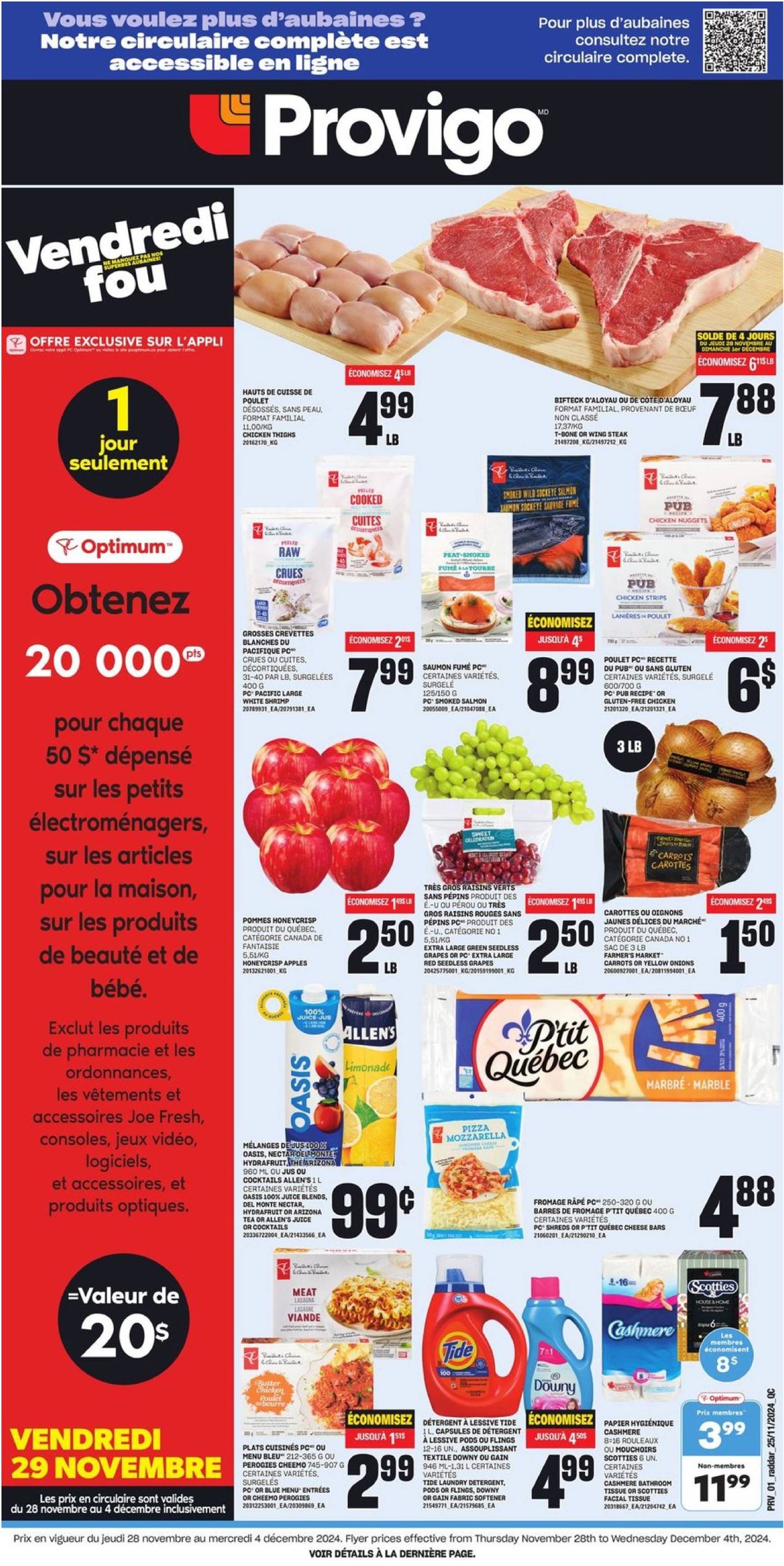 provigo - Provigo flyer valid from 11-28 - 12-04