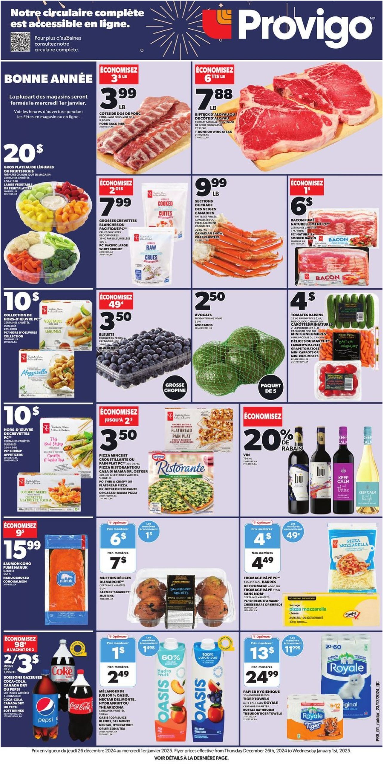 provigo - Provigo flyer valid from 12-26 - 01-01