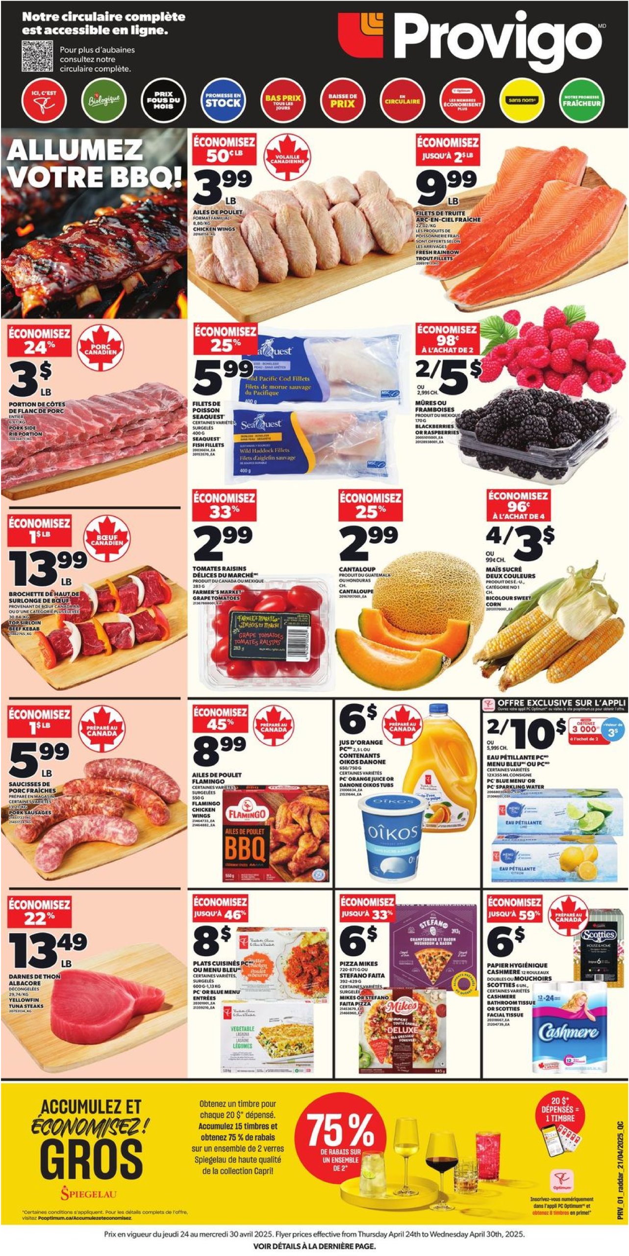 provigo - Provigo flyer valid from 04-24 - 04-30 - page: 1