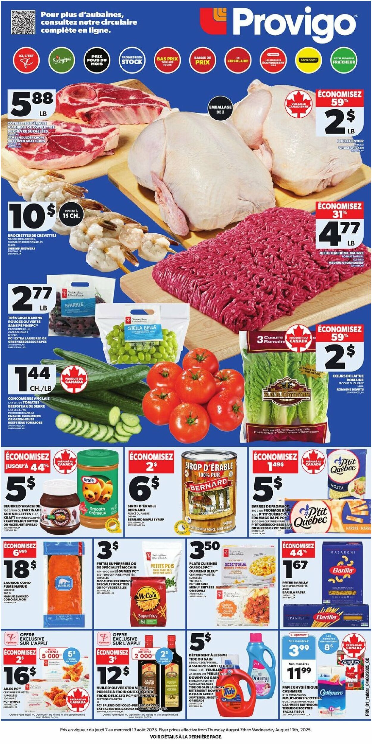 provigo - Provigo flyer valid from 08-07 - 08-13 - page: 1