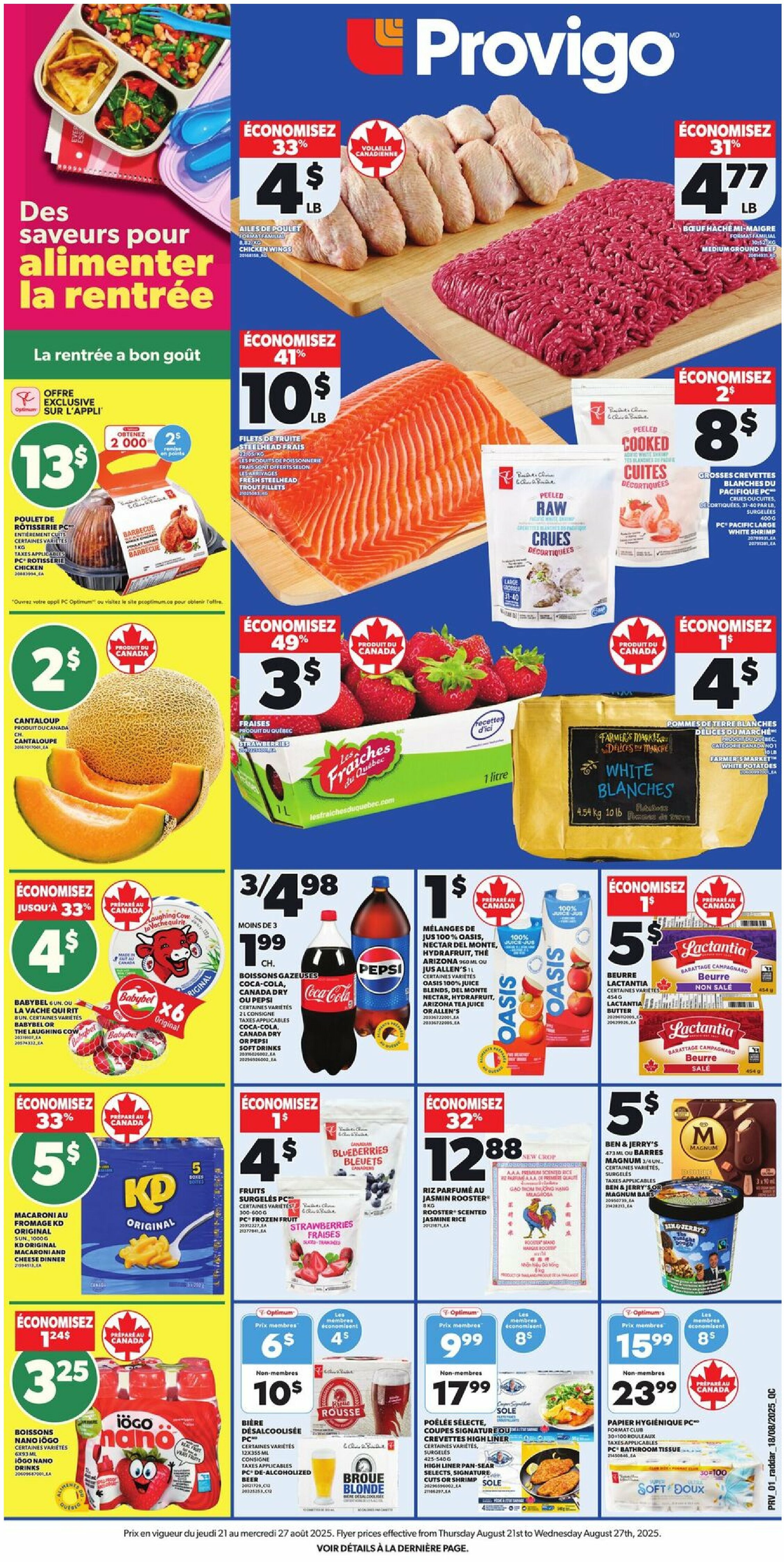 provigo - Provigo flyer valid from 08-21 - 08-27 - page: 1