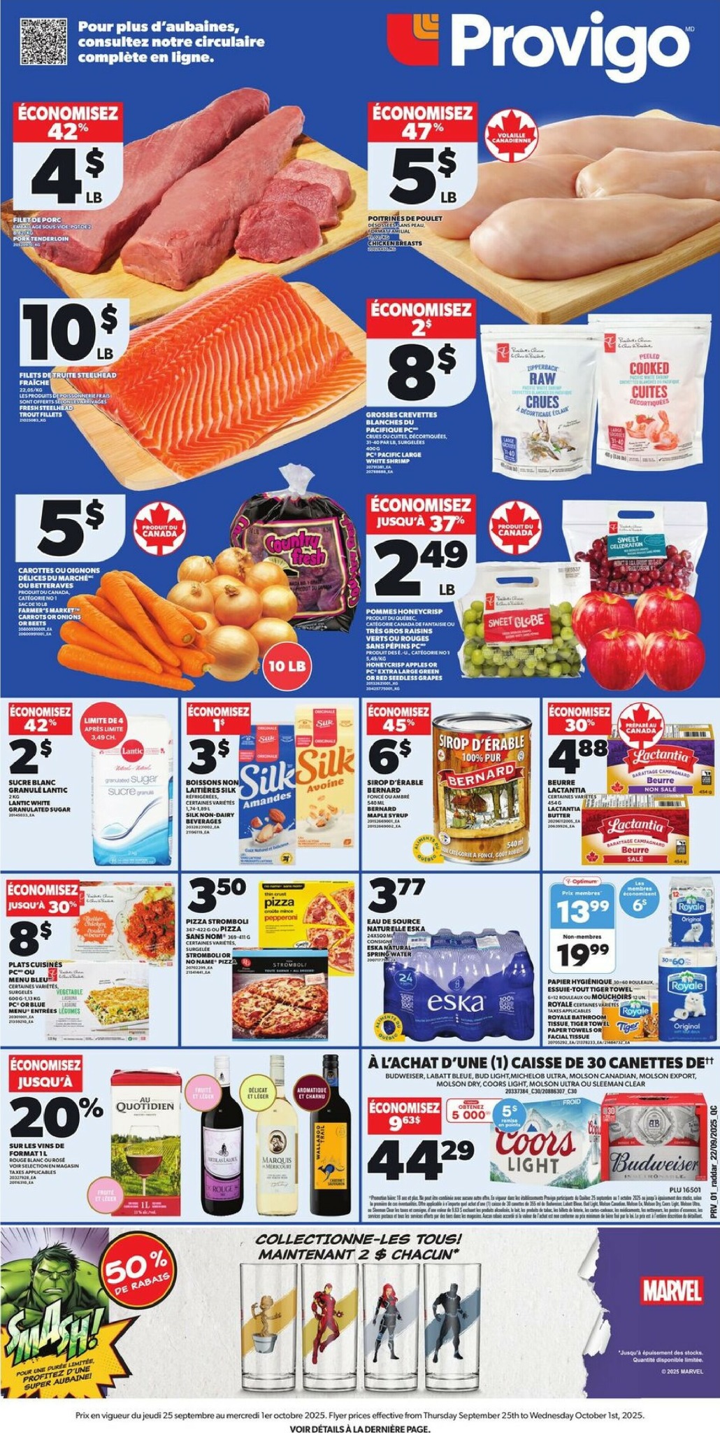 provigo - Provigo flyer valid from 09-25 - 10-01