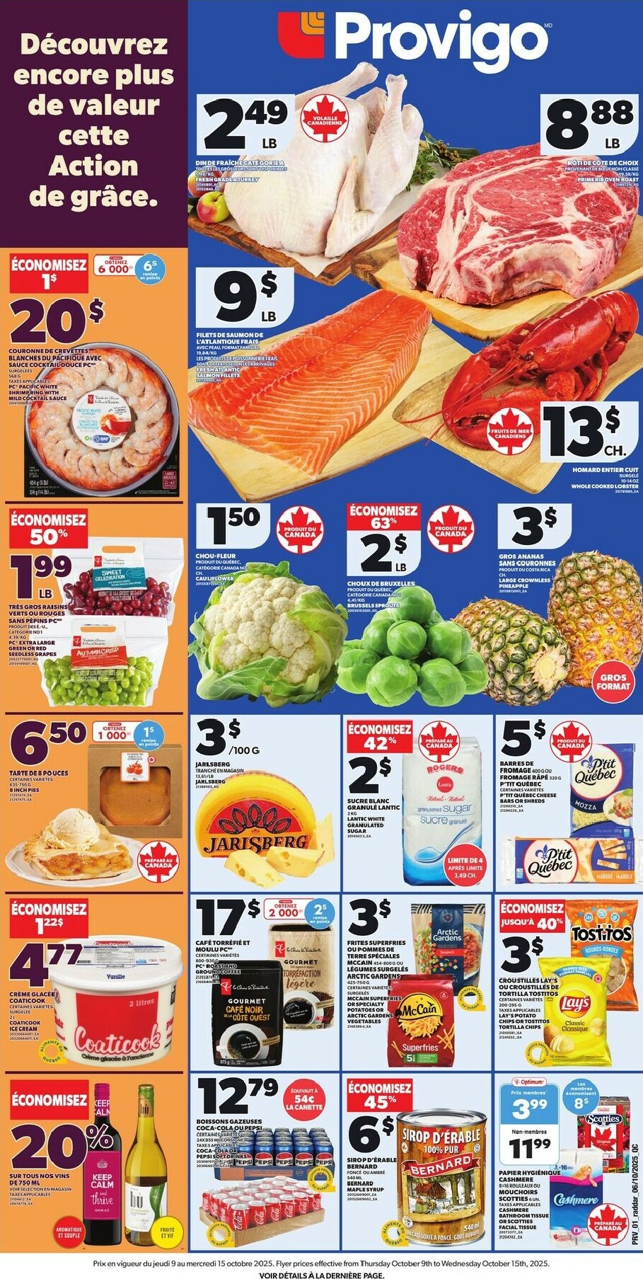 provigo - Provigo flyer valid from 10-09 - 10-15 - page: 1