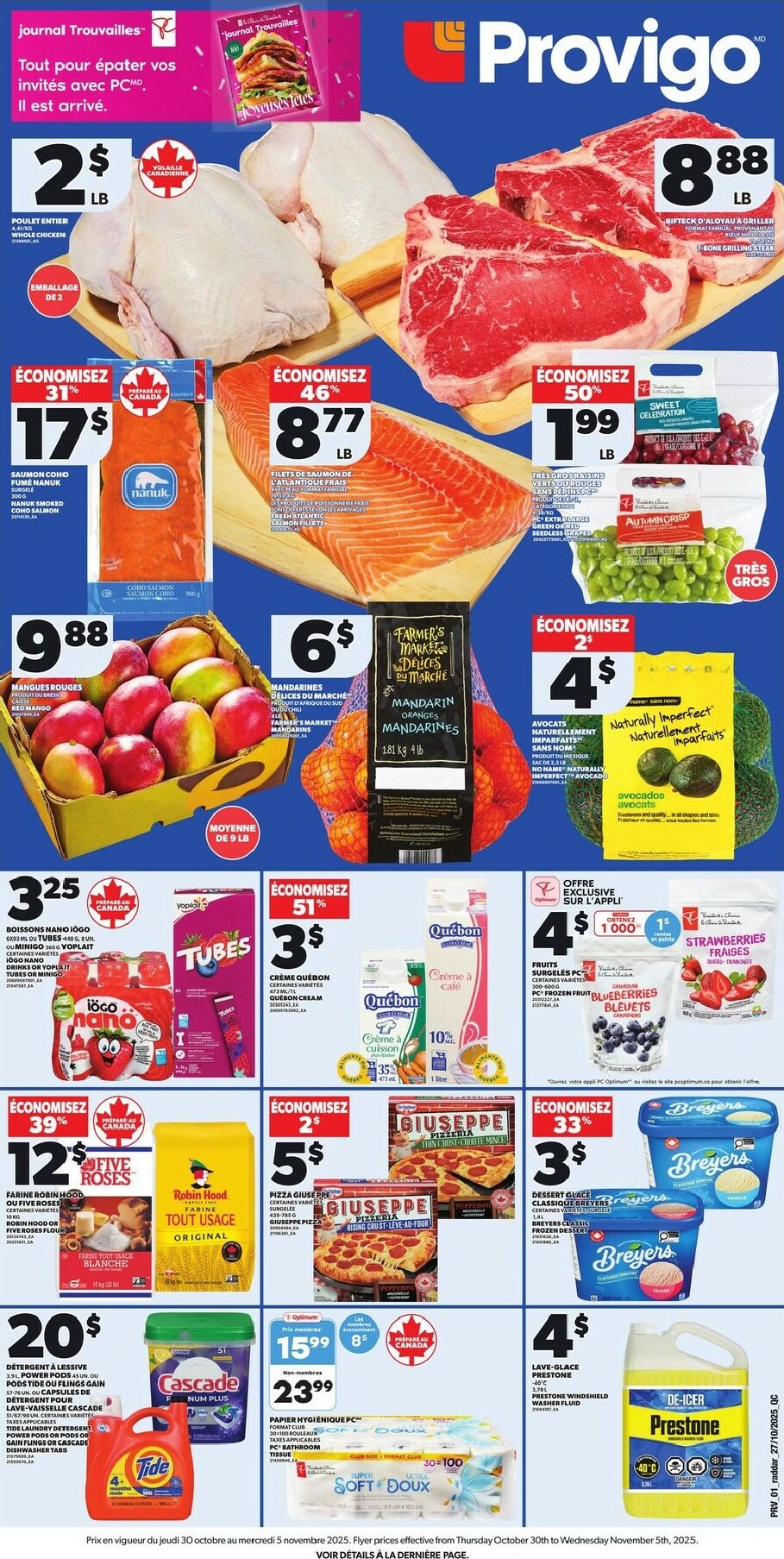 provigo - Provigo Flyer Valid From 10-30 to 11-05