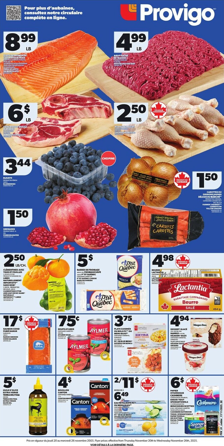 provigo - Provigo Flyer Valid From 11-20 to 11-26 - page: 1