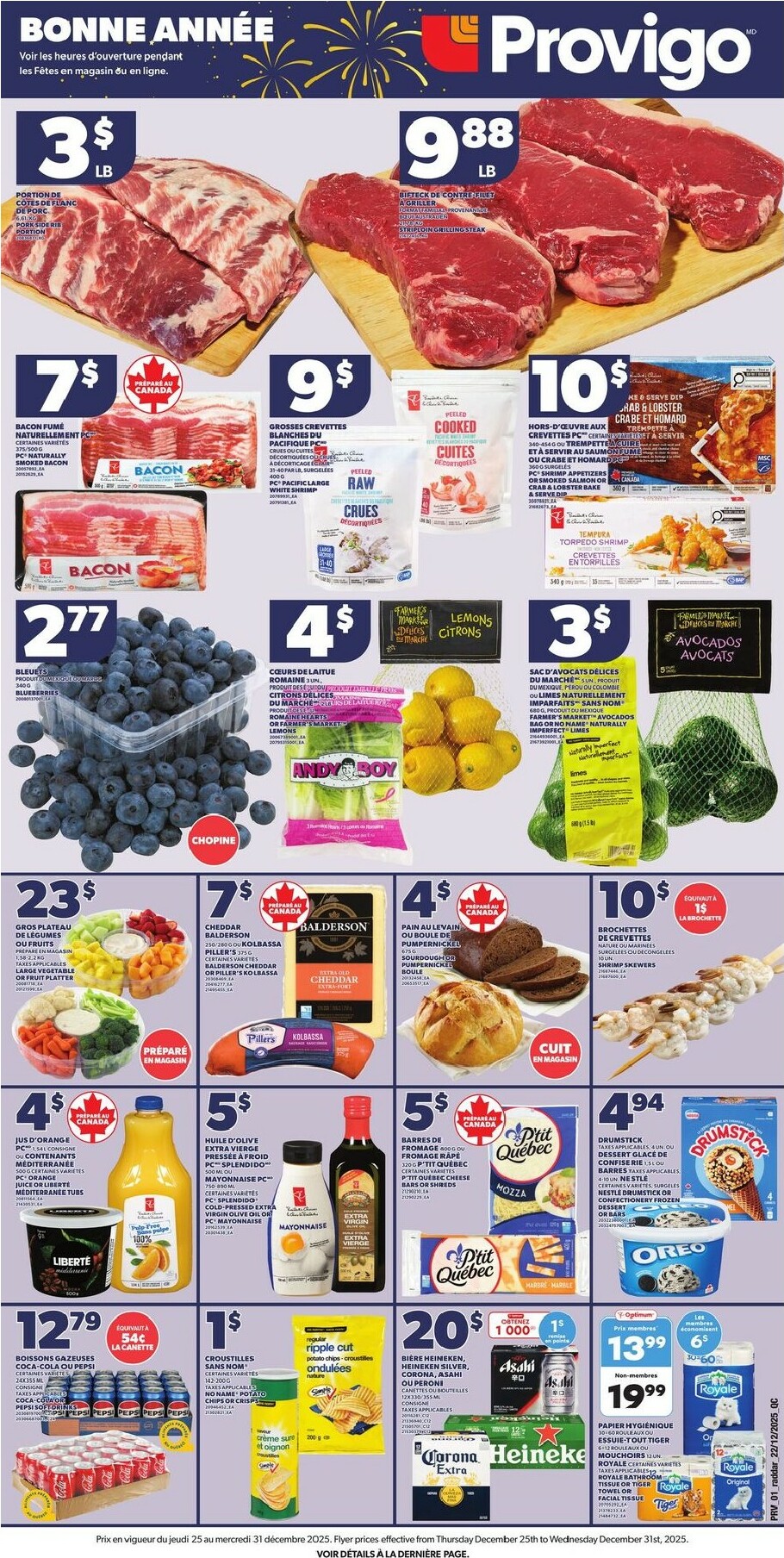 provigo - Provigo Flyer Valid From 12-25 to 12-31