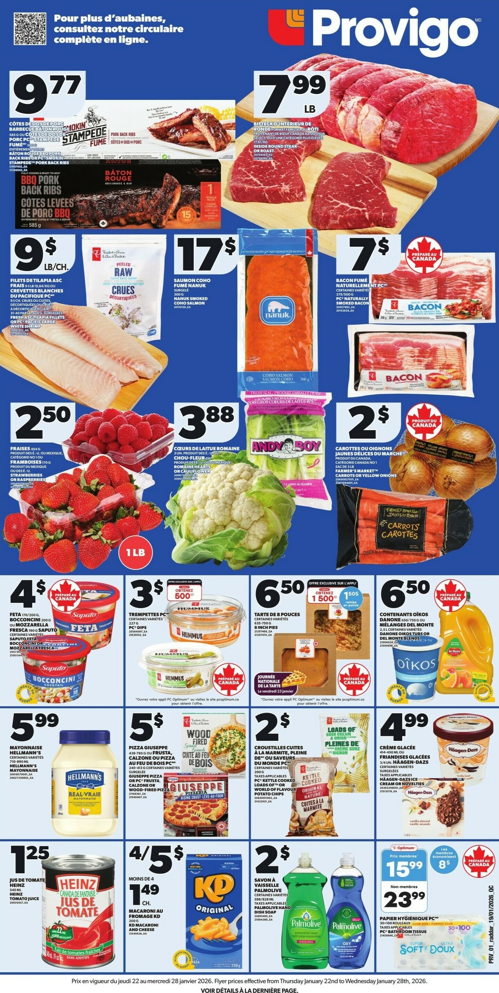 provigo - Provigo Flyer Valid From 01-22 to 01-28 - page: 1