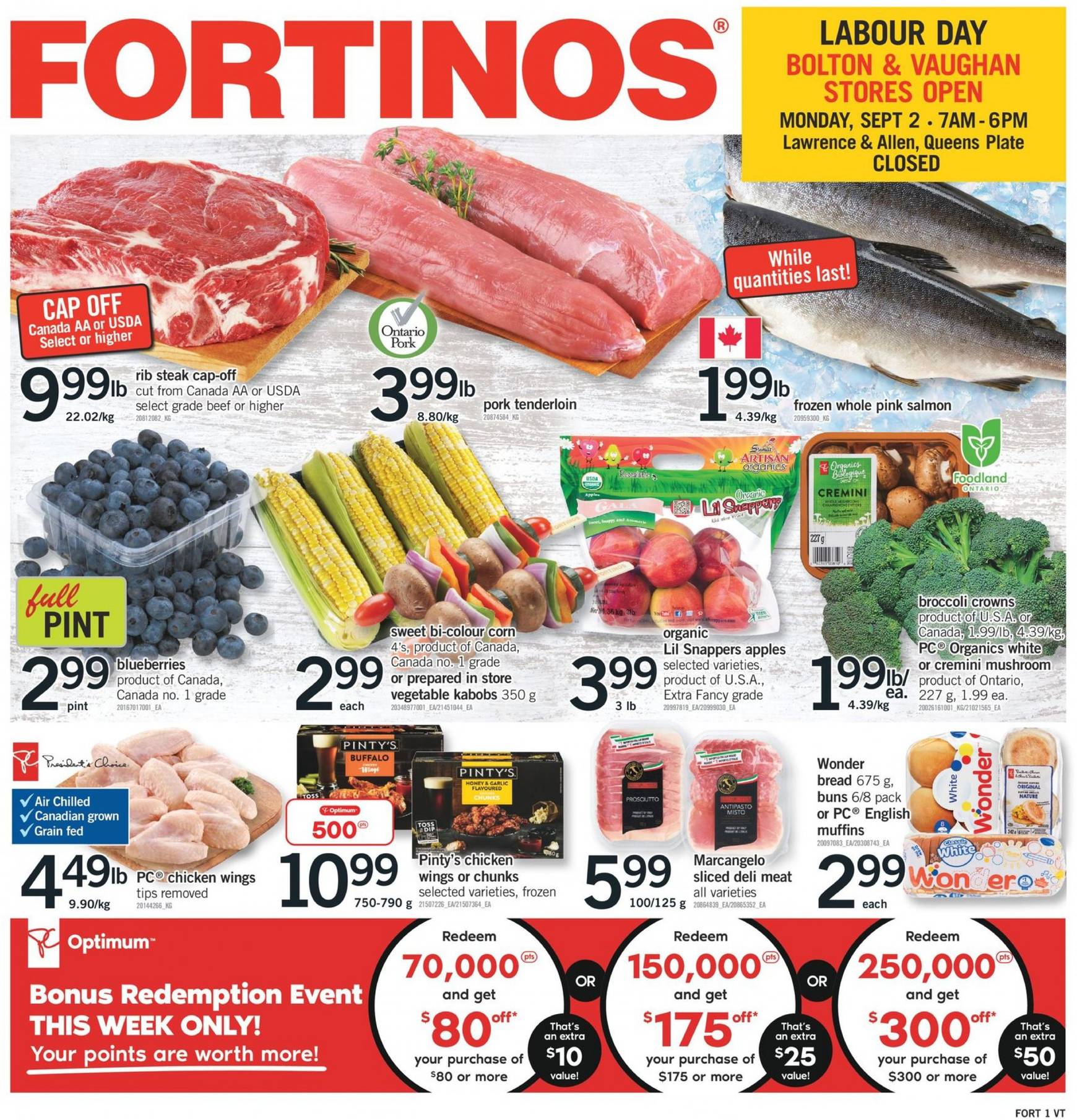 fortinos - Latest Fortinos flyer 29.08. - 04.09.