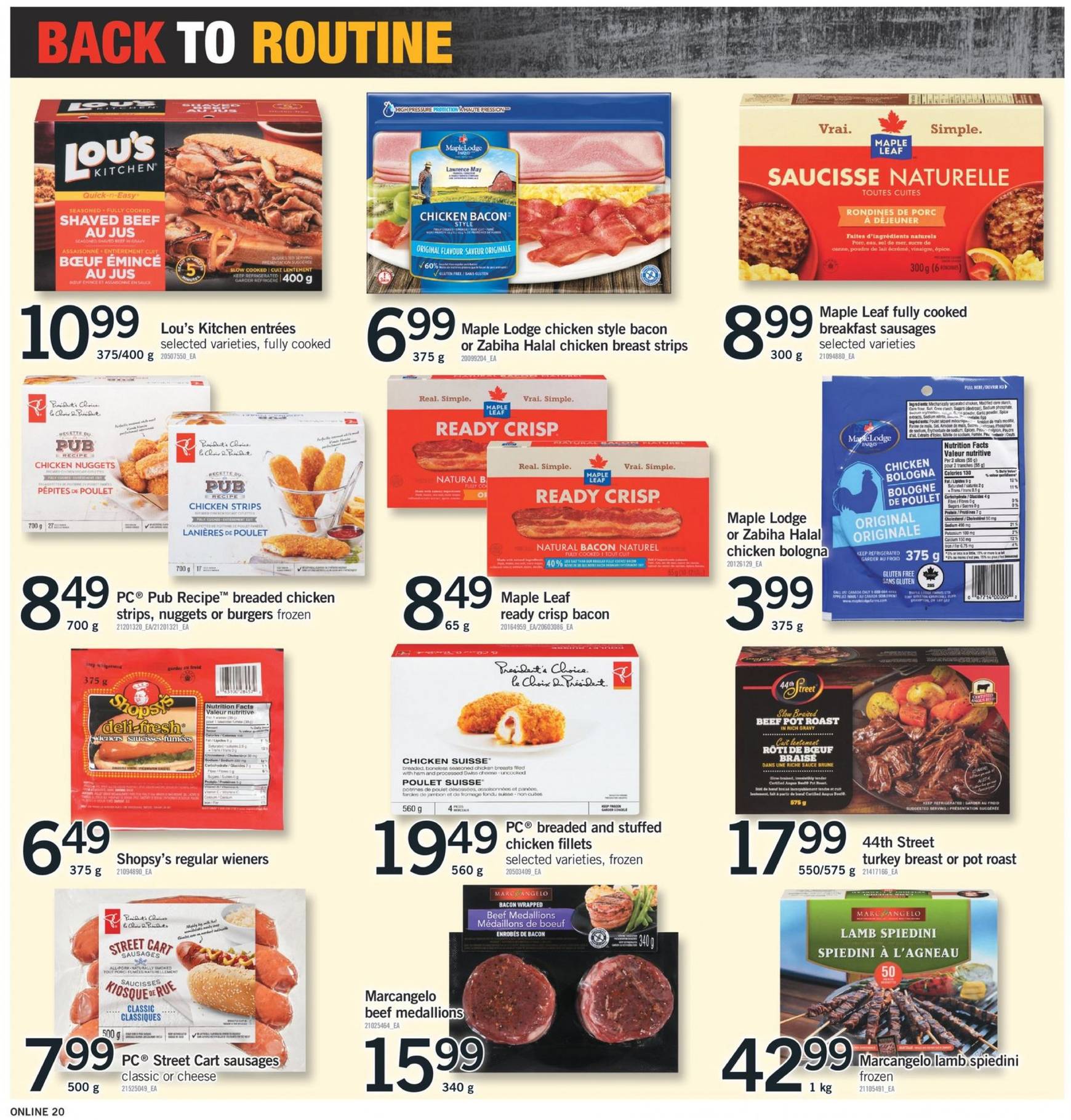 fortinos - Latest Fortinos flyer 29.08. - 04.09. - page: 20