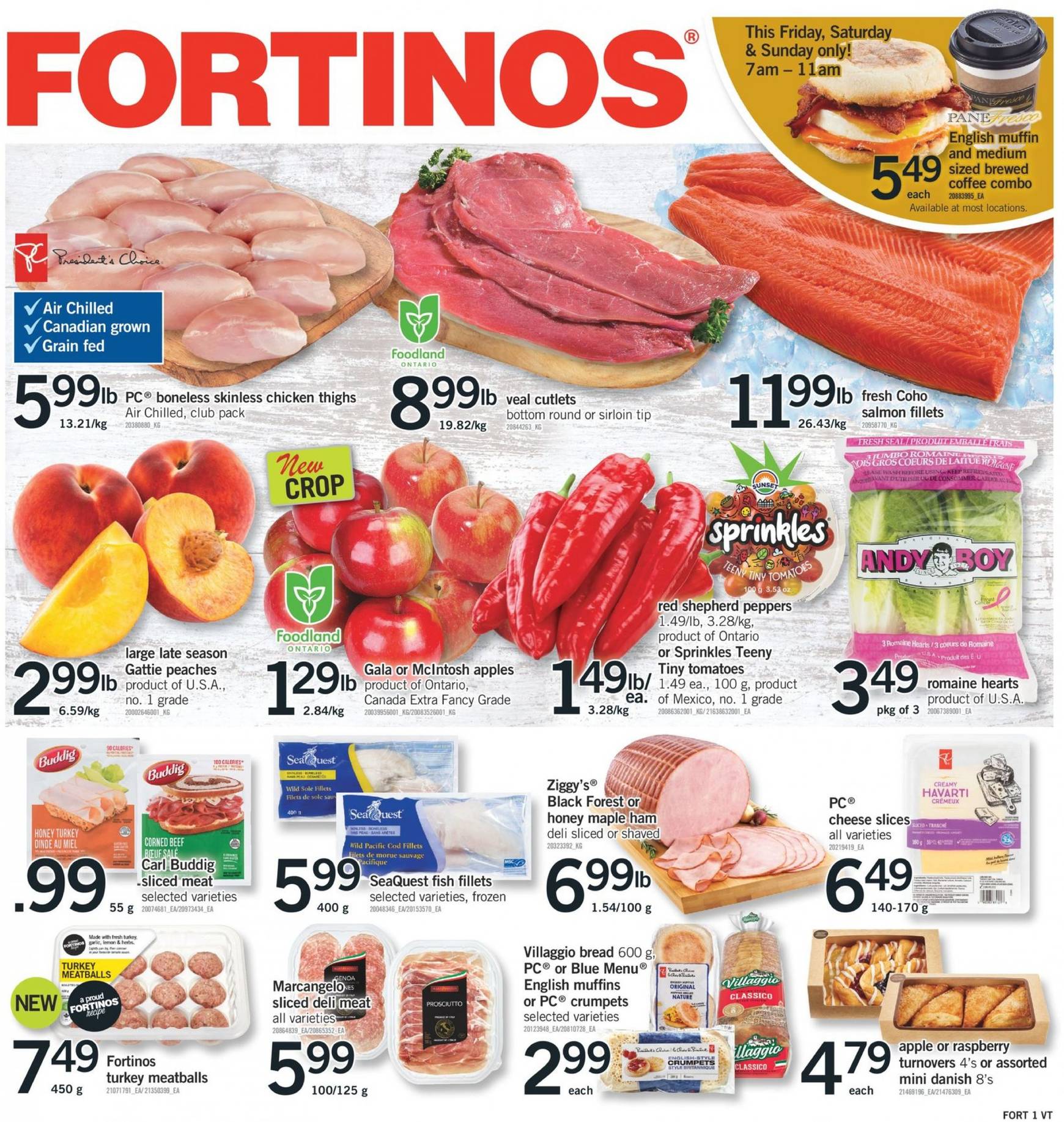 fortinos - Latest Fortinos flyer 12.09. - 18.09. - page: 1