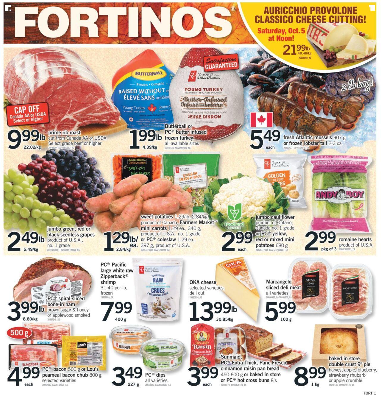 fortinos - Fortinos flyer Oct. 3, 2024 - Oct. 9, 2024