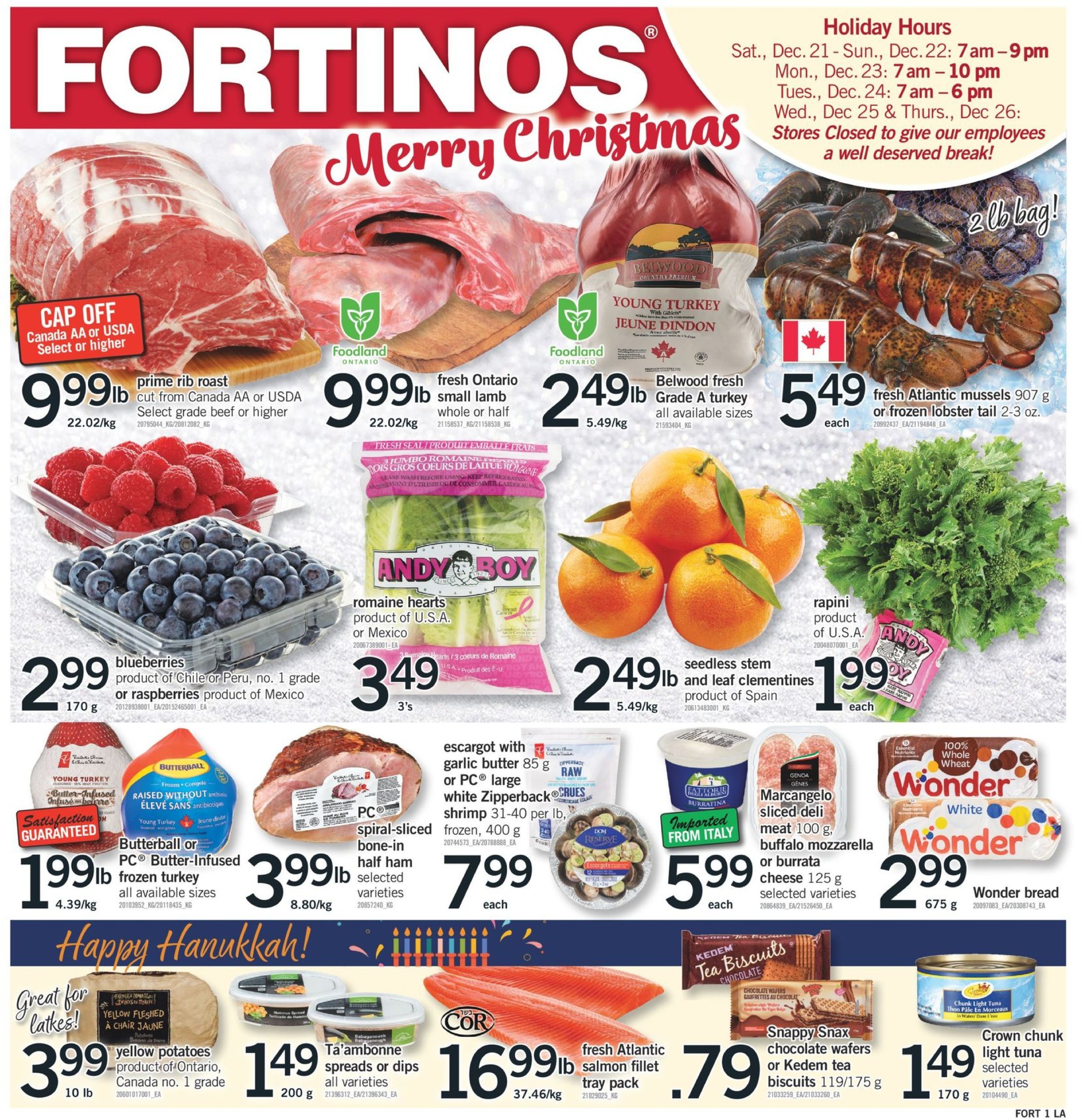 fortinos - Fortinos flyer valid from 12-19 - 12-24 - page: 1