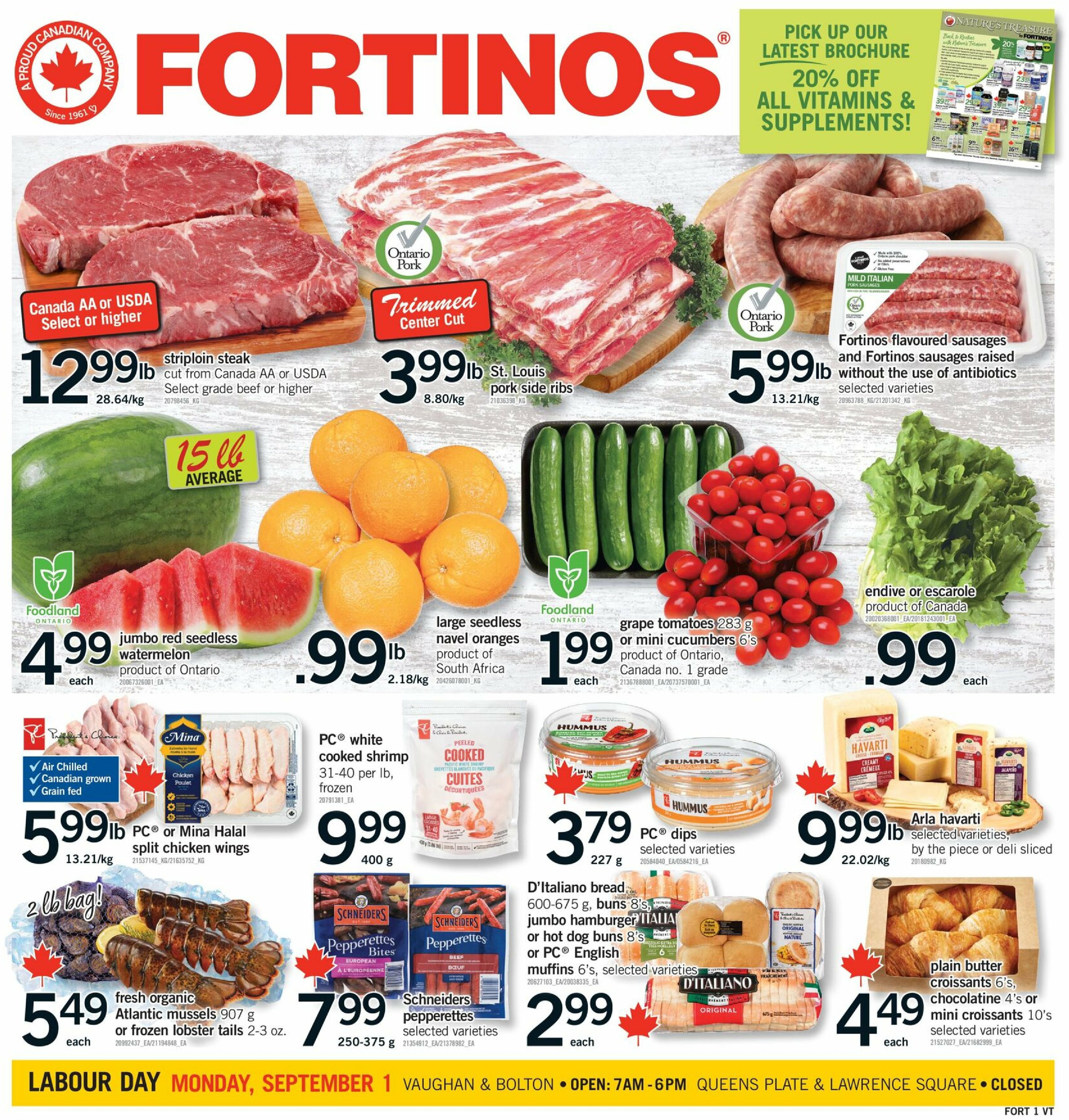 fortinos - Fortinos flyer valid from 08-28 - 09-03