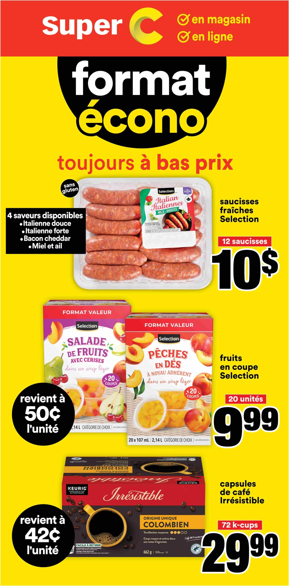 super-c - New Super C - Format écono Flyer for This Week – 2026-08-13 to 2026-08-19