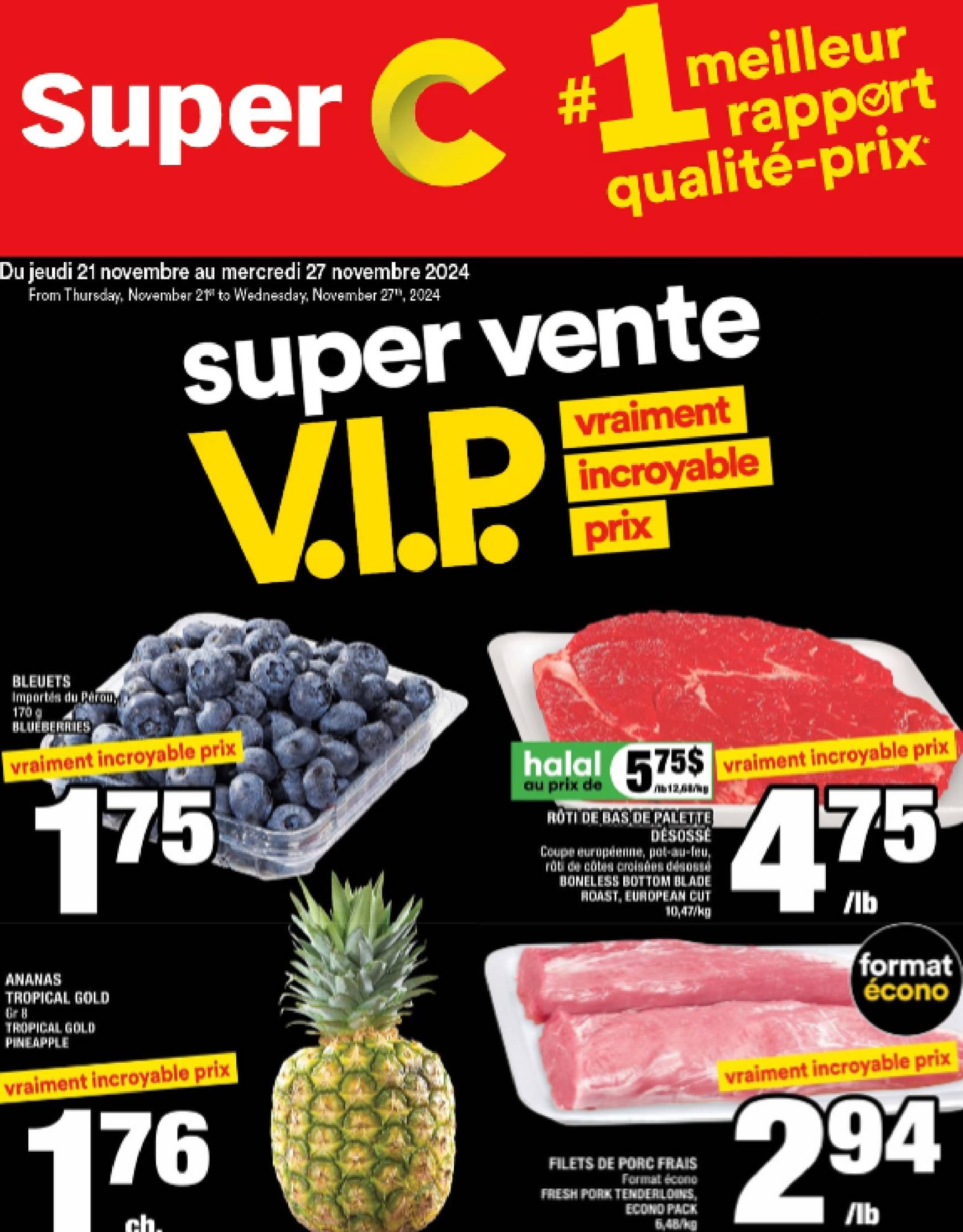 super-c - Super C flyer valid from 21.11. - 27.11.