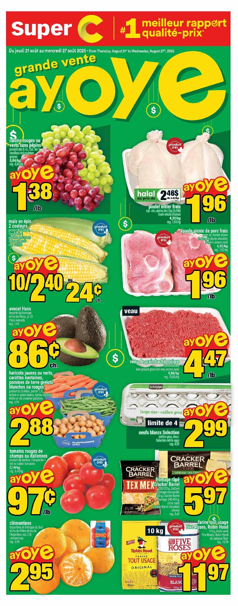 super-c - Super C flyer valid from 08-21 - 08-27