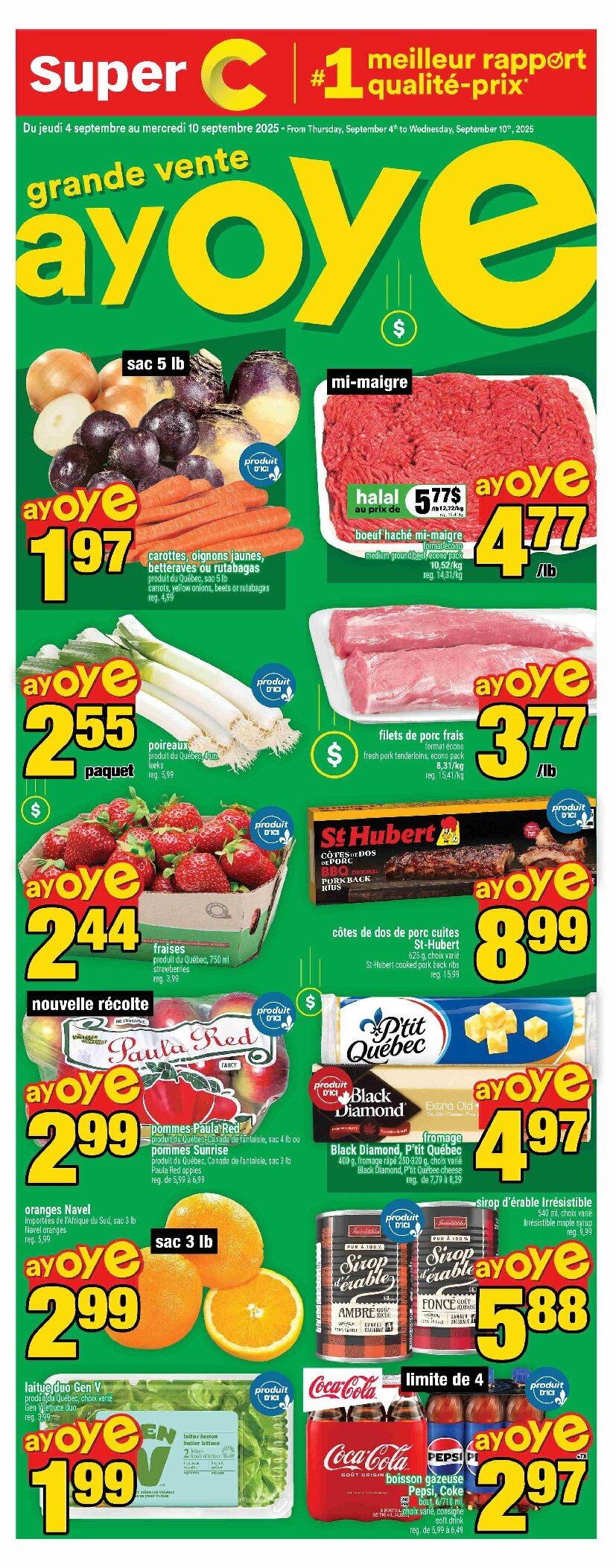 super-c - Super C flyer valid from 09-04 - 09-10