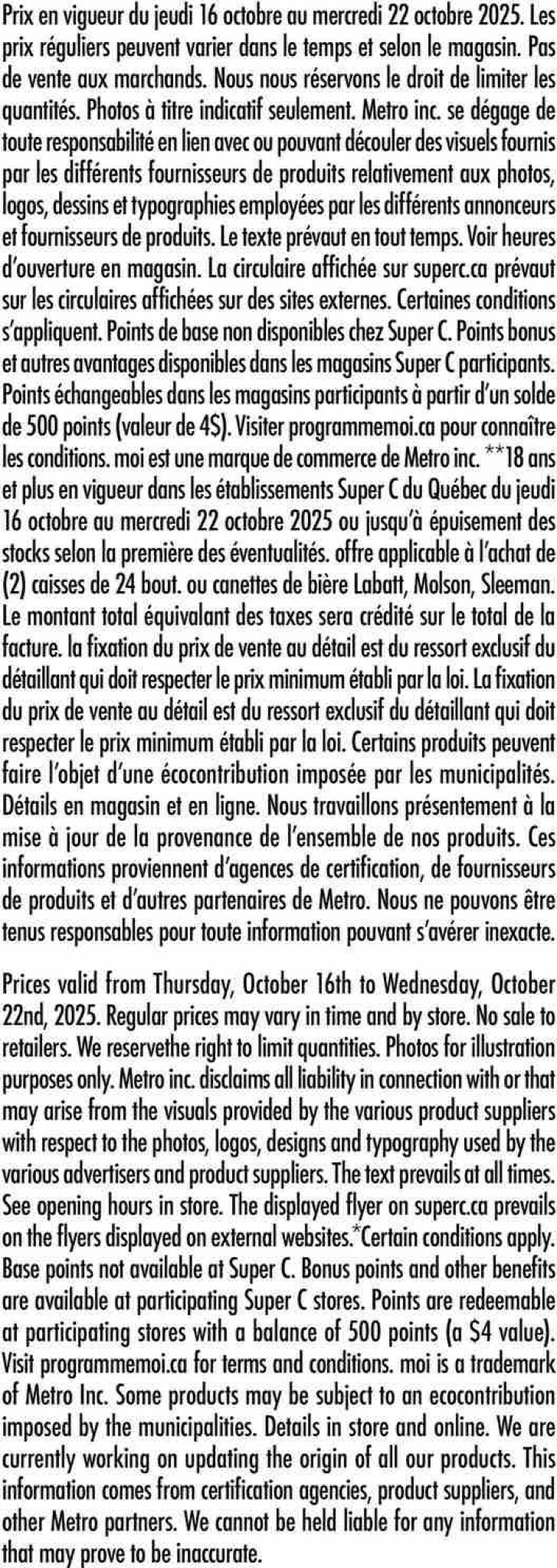 super-c - Super C flyer valid from 10-16 - 10-22 - page: 19