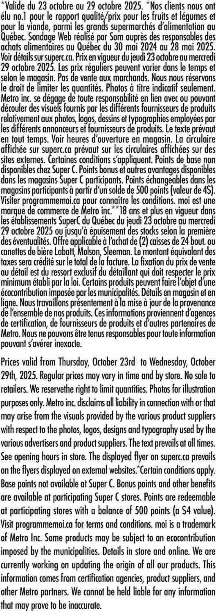 super-c - Super C Flyer Valid From 10-23 to 10-29 - page: 16