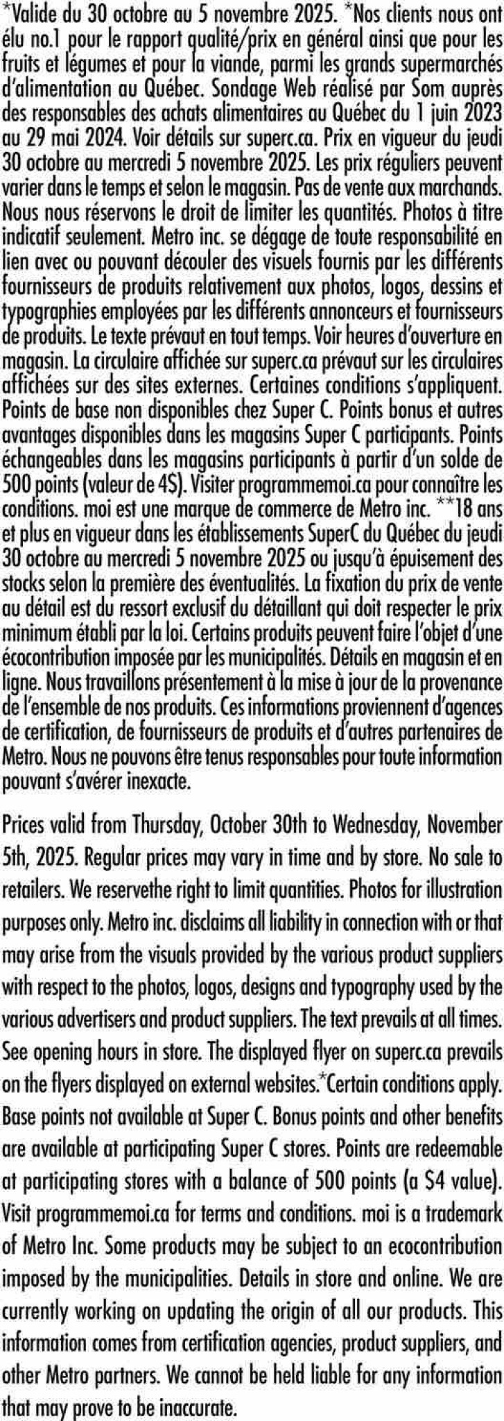 super-c - Super C Flyer Valid From 10-30 to 11-05 - page: 18